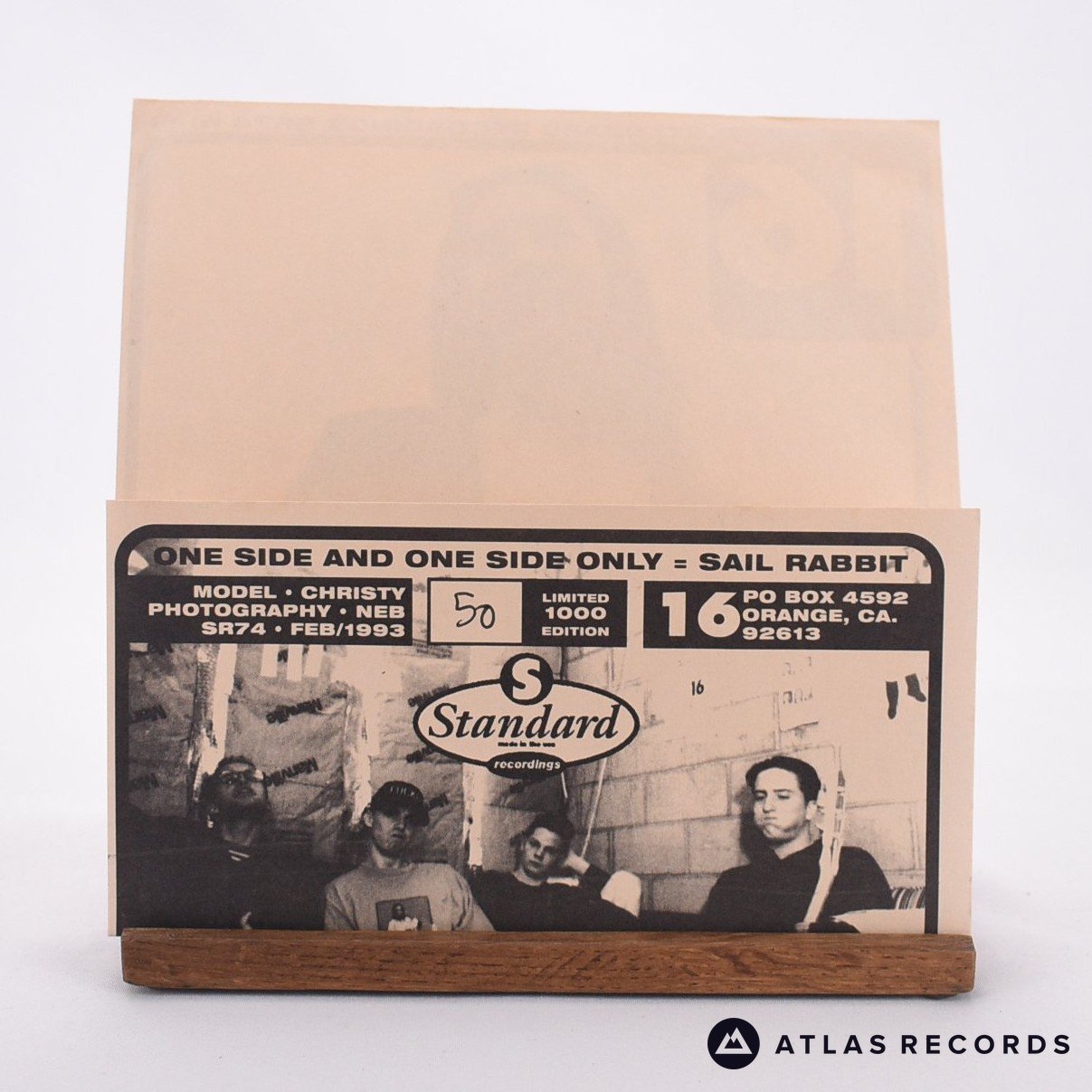 16 - Sail Rabbit - Limited Edition 7" Vinyl Record - EX/VG+