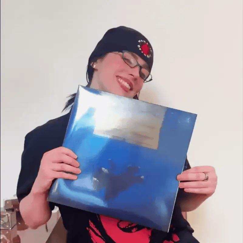 Billie Eilish - Hit Me Hard And Soft - Anniversary Dark Blue & Orange Splatter Vinyl LP Record