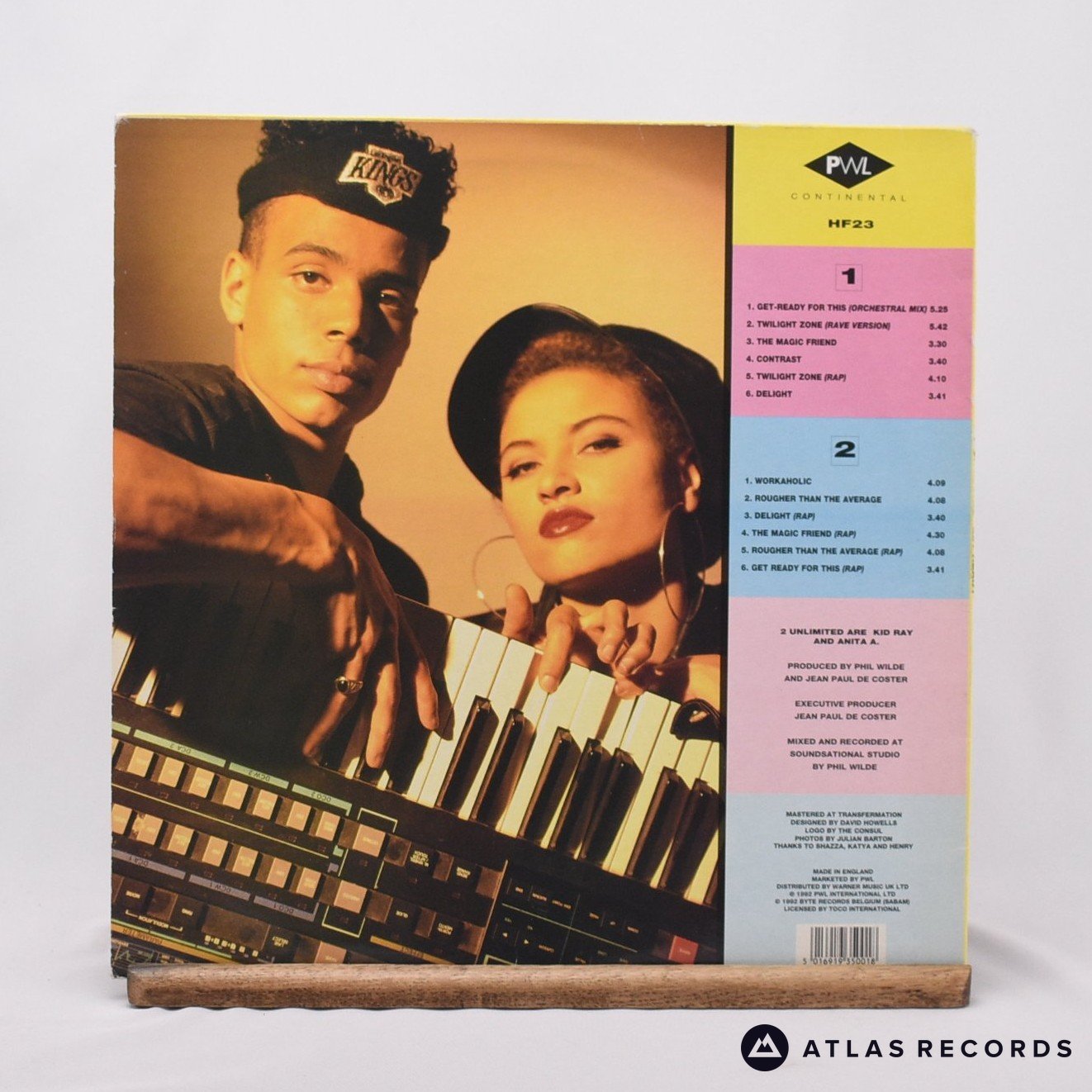 2 Unlimited - Get Ready - LP Vinyl Record - VG+/EX