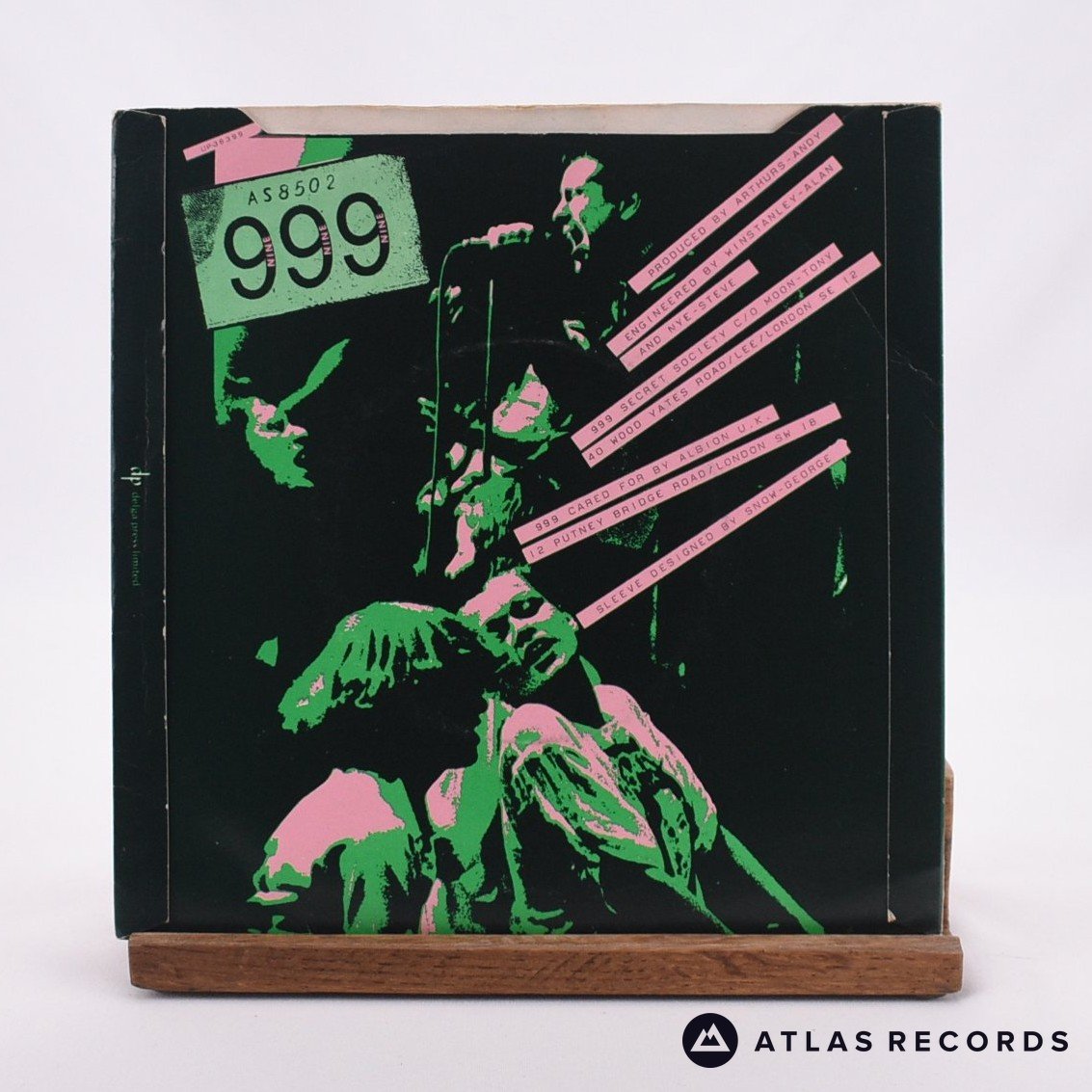 999 - Emergency - 7" Vinyl Record - EX/EX