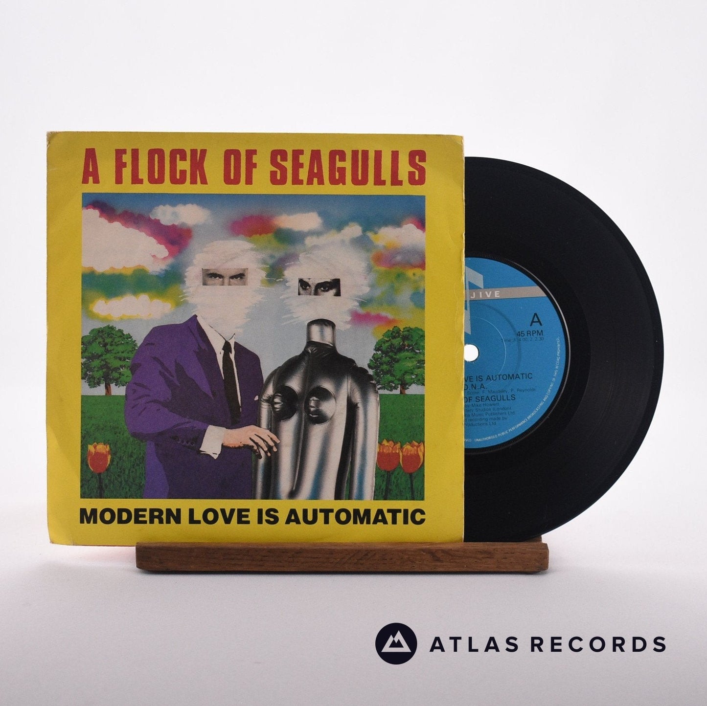 A Flock Of Seagulls - Modern Love Is Automatic - 7" EP Vinyl Record - VG+/EX