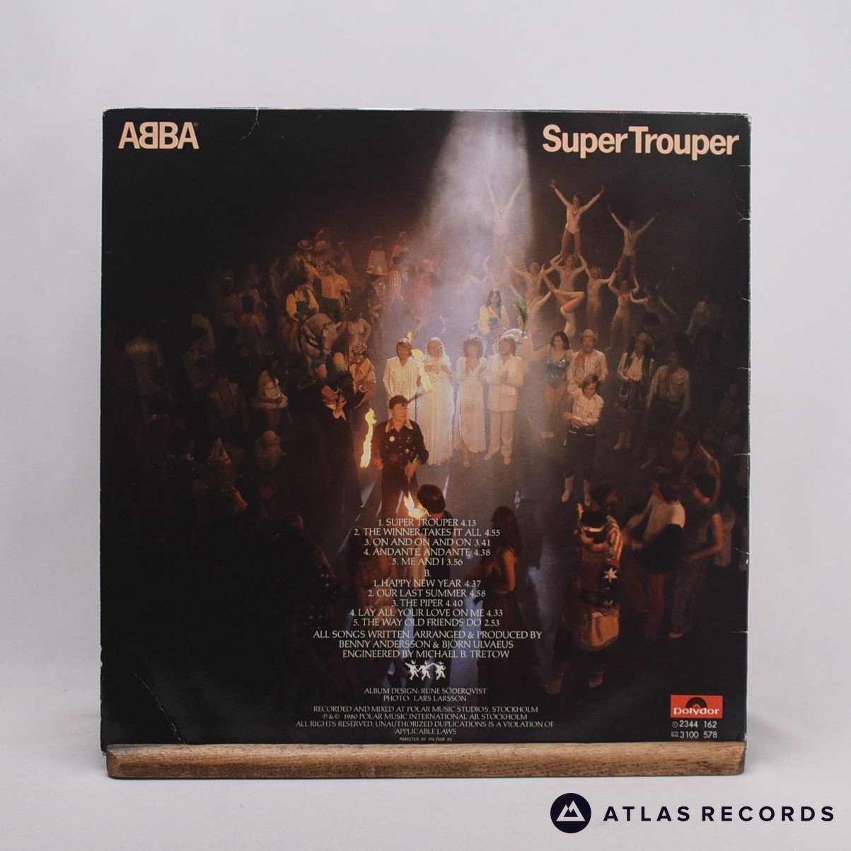 ABBA - Super Trouper - Misprint Dutch LP Vinyl Record - VG+/VG+