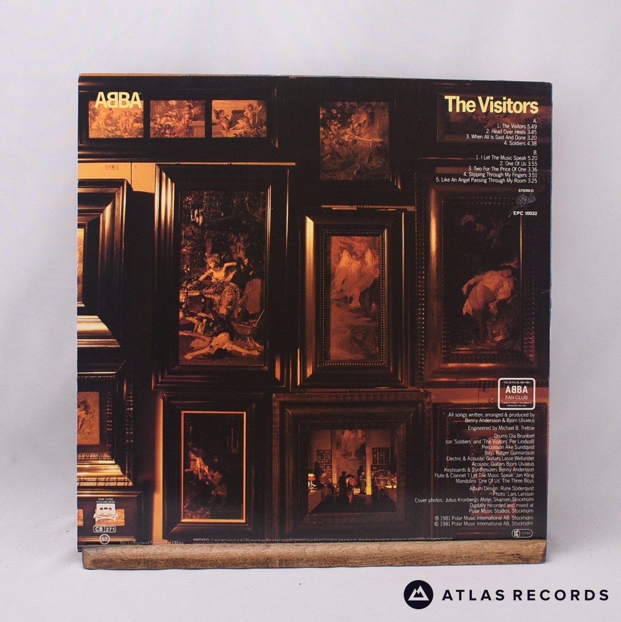 ABBA - The Visitors - Insert LP Vinyl Record - EX/EX