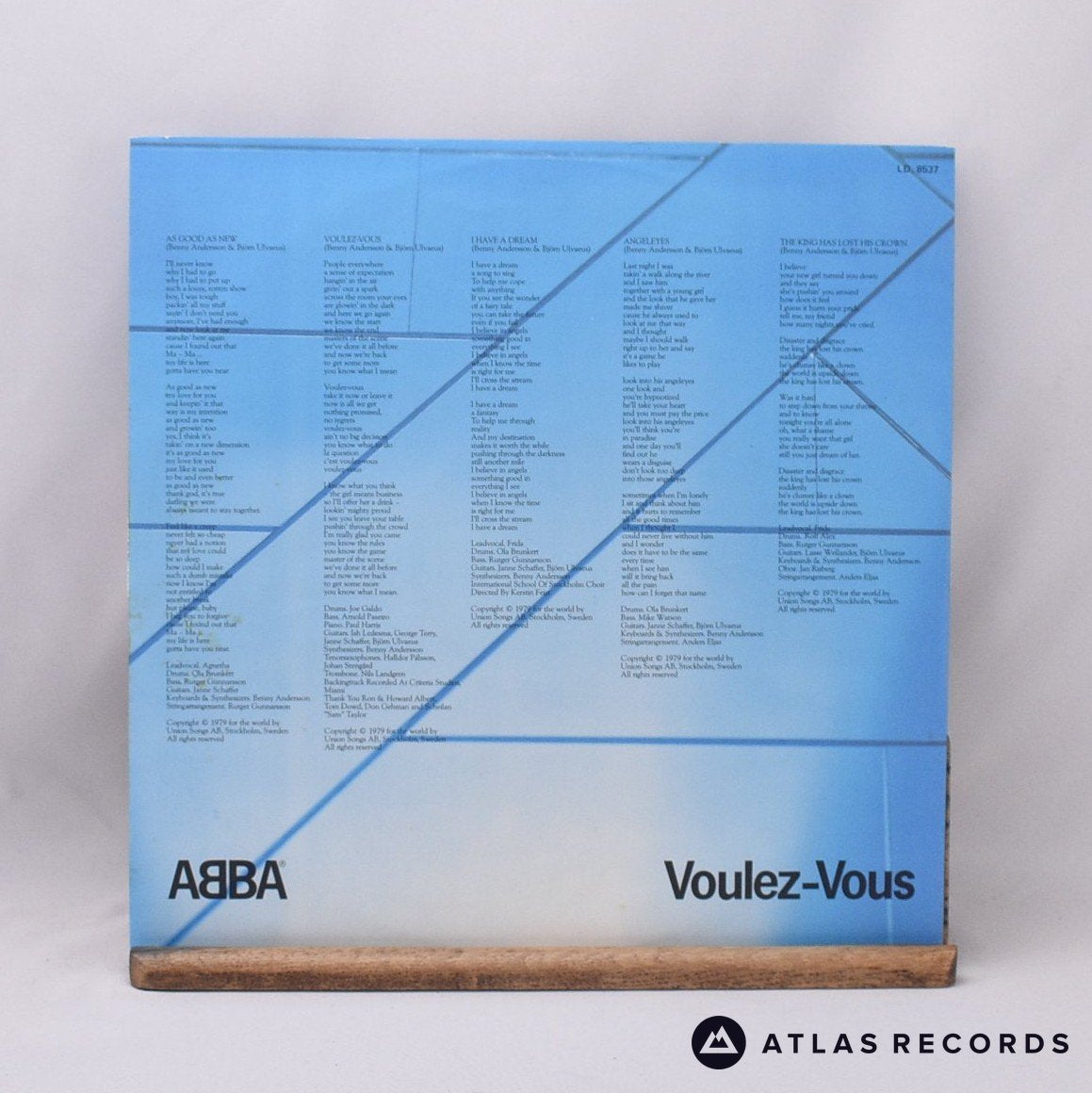 ABBA - Voulez-Vous - Red Clear Limited Edition A2 B2 LP Vinyl Record - EX/VG+