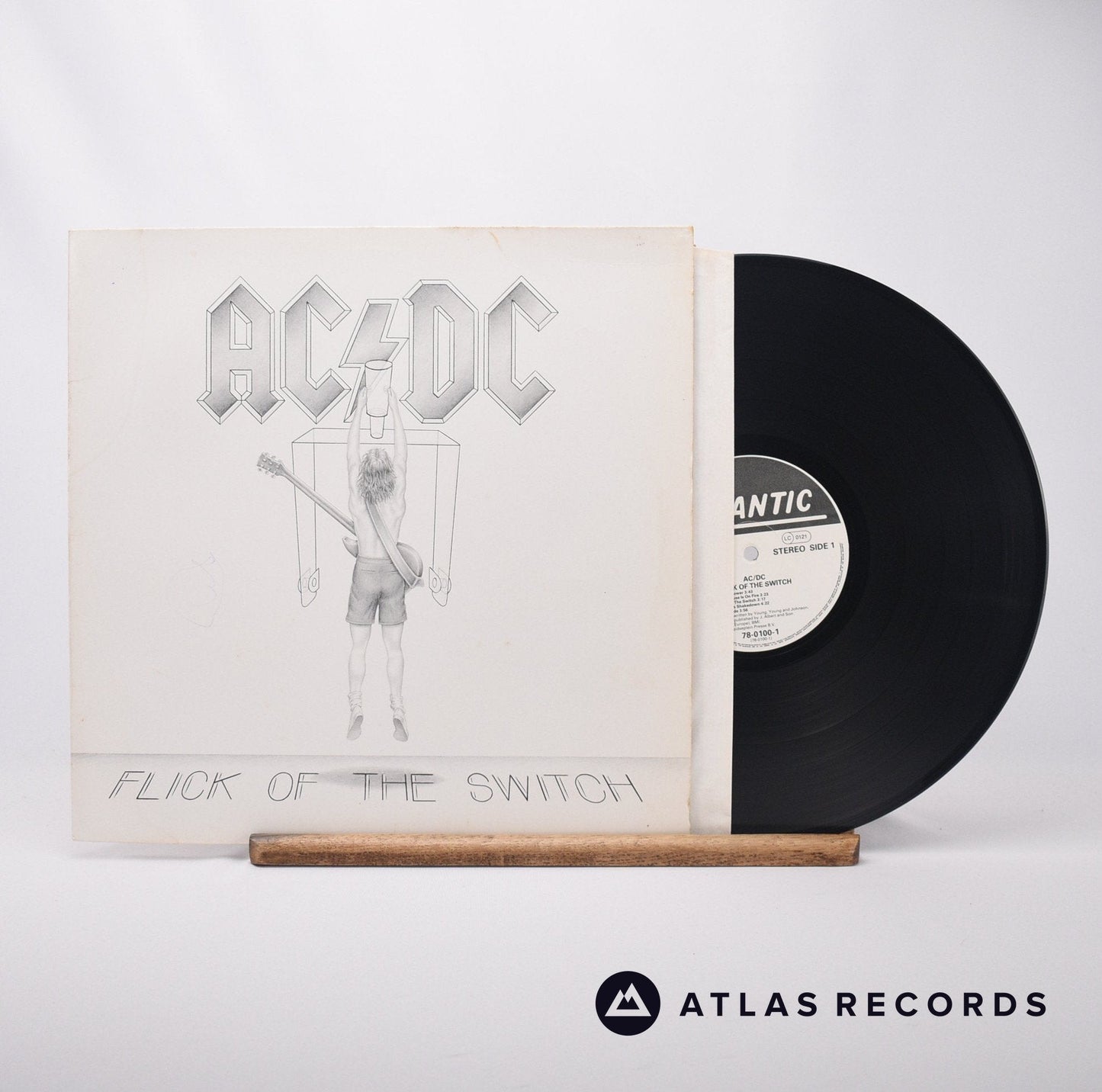 AC/DC - Flick Of The Switch - Embossed Sleeve Axx B5 LP Vinyl Record - VG+/VG+