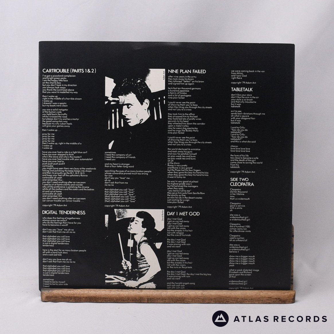 Adam And The Ants - Dirk Wears White Sox - Repress LP Vinyl Record - VG+/EX
