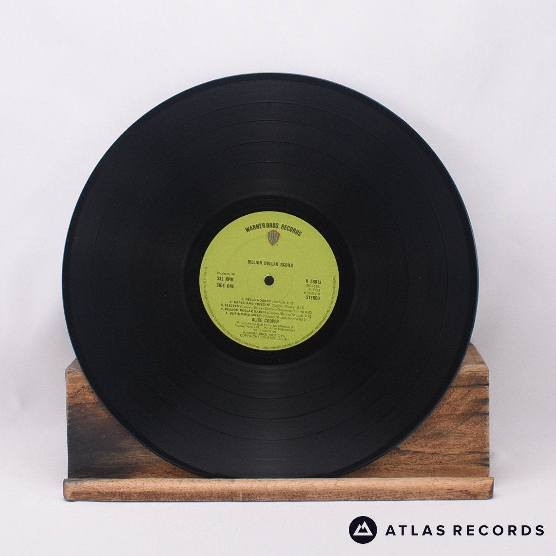 Alice Cooper - Billion Dollar Babies - A1 B1 LP Vinyl Record - VG+/VG+