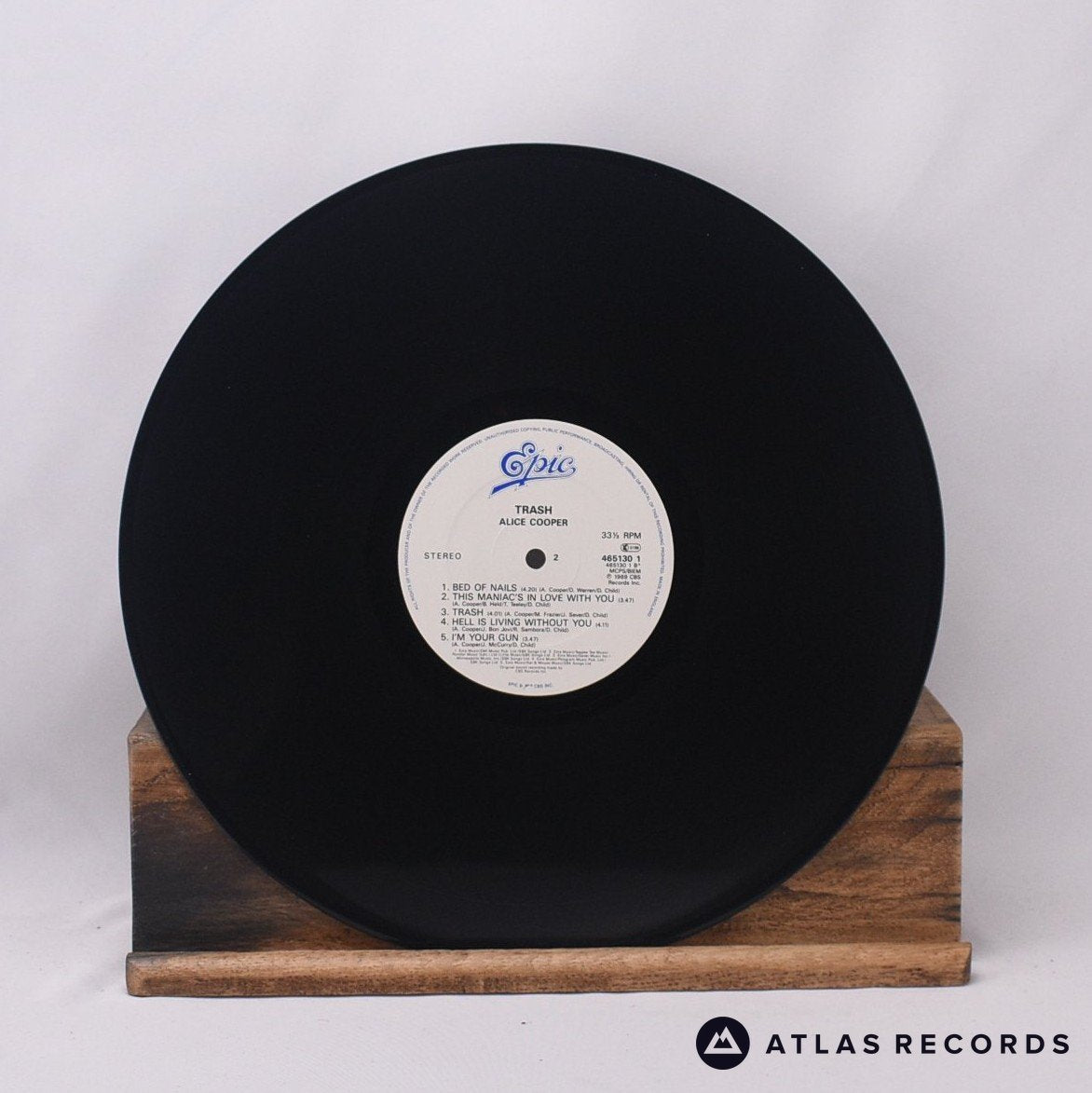 Alice Cooper - Trash - A1 B1 LP Vinyl Record - EX/EX