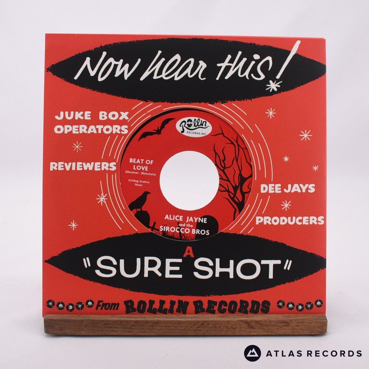 Alice Jayne - Hoo Doo - Die-Cut Sleeve 7" Vinyl Record - NM/EX