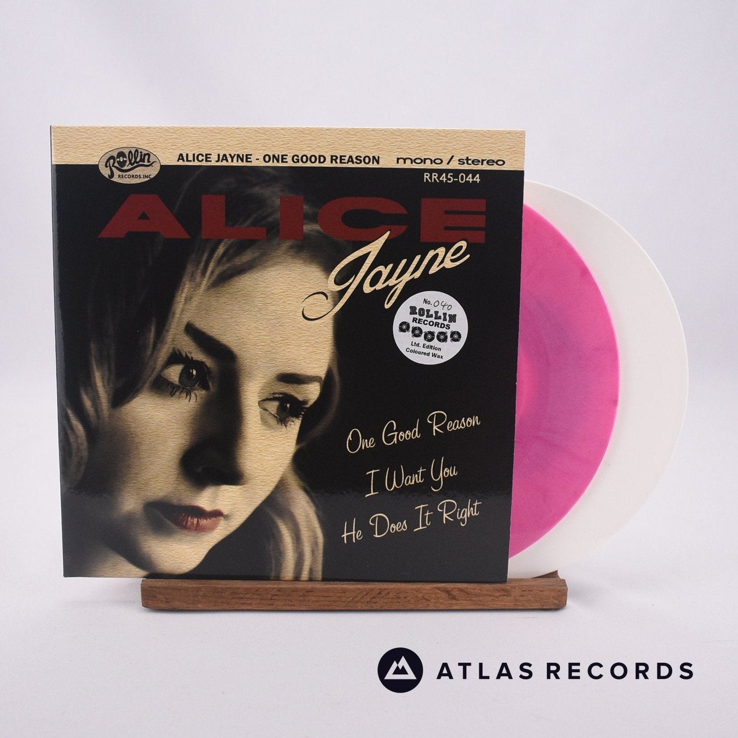 Alice Jayne - One Good Reason - White / Pink 2 x 7" EP Vinyl Record - NM/NM