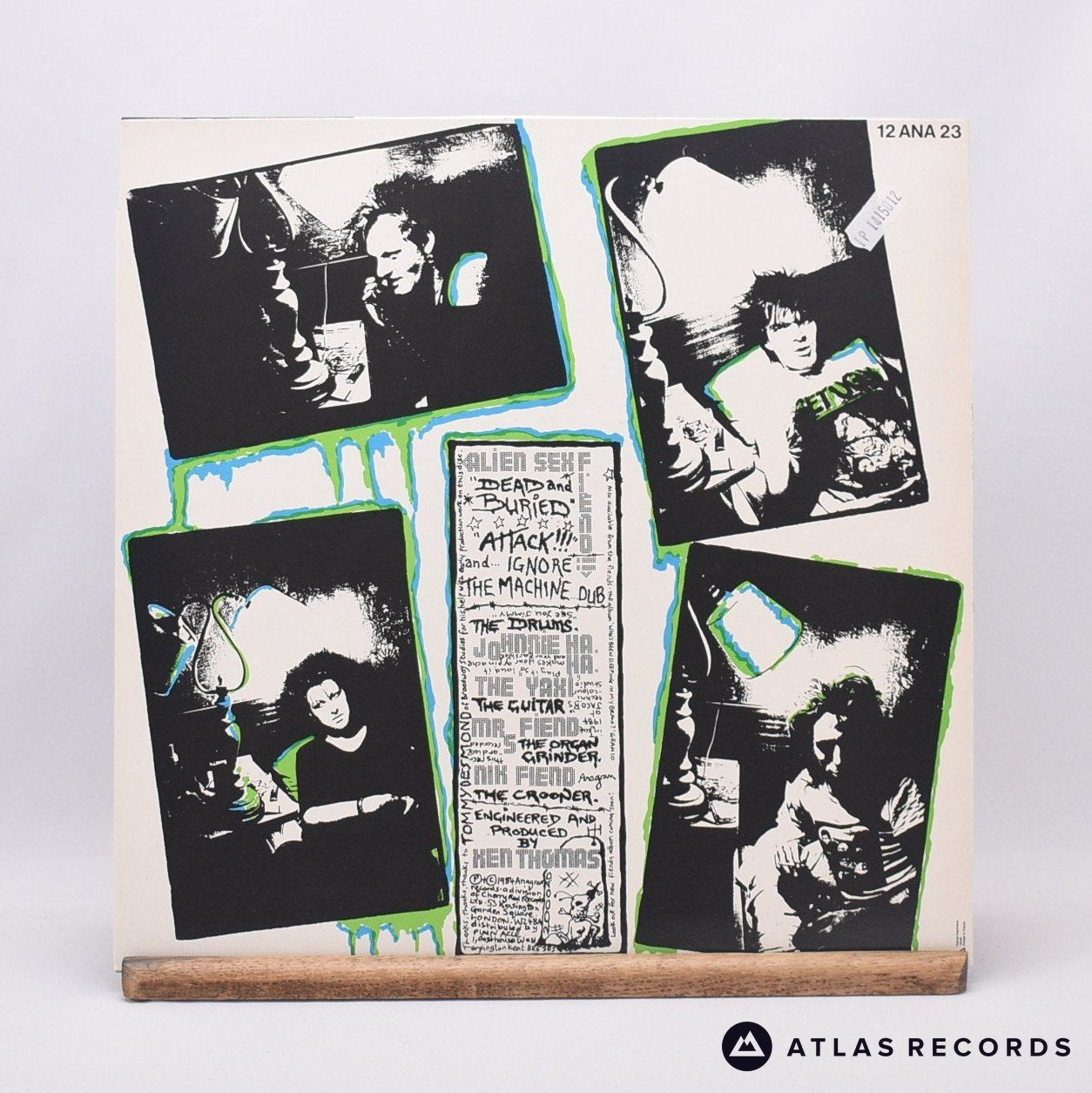 Alien Sex Fiend - Dead And Buried - Townhouse 12" Vinyl Record - EX/EX