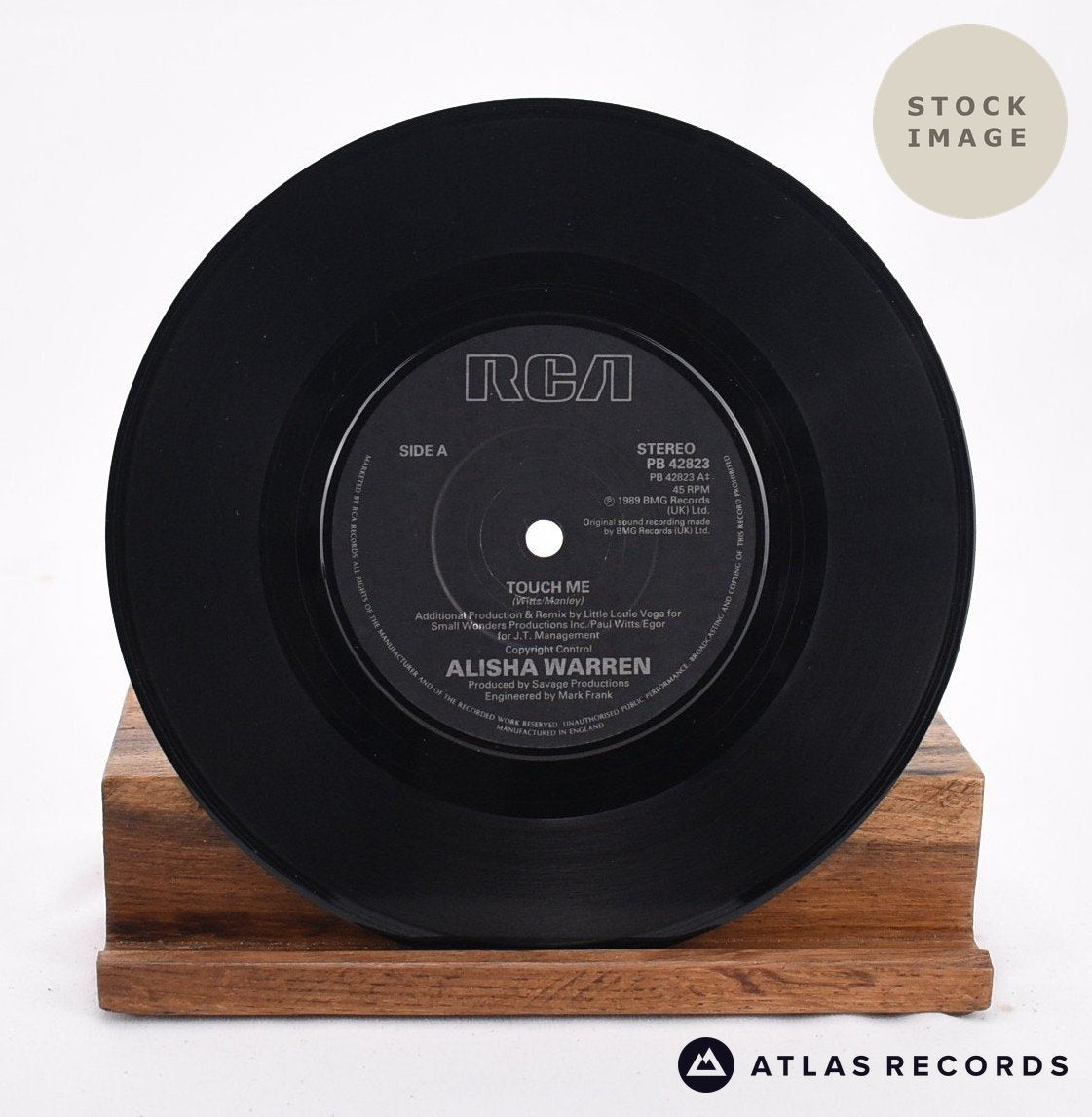 Alisha Warren - Touch Me - 7" Vinyl Record