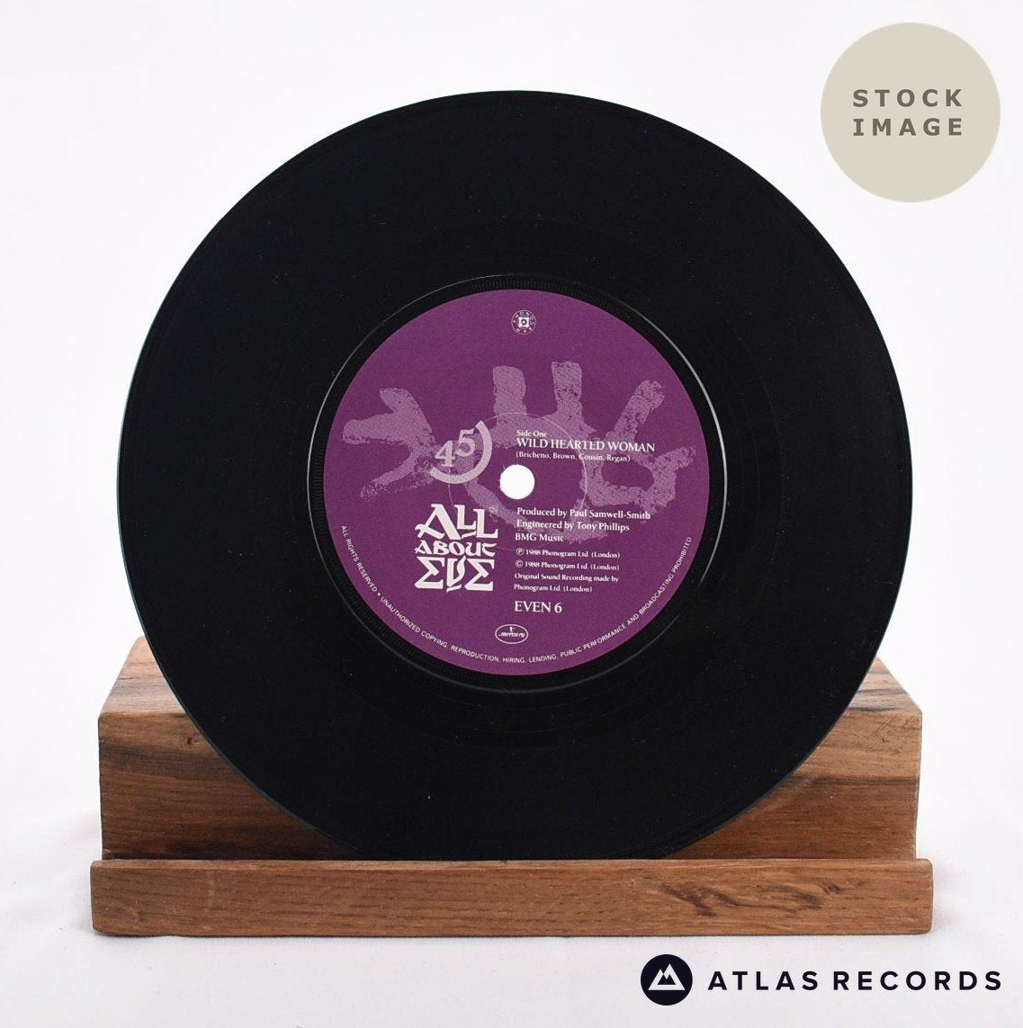 All About Eve - Wild Hearted Woman - 7" Vinyl Record