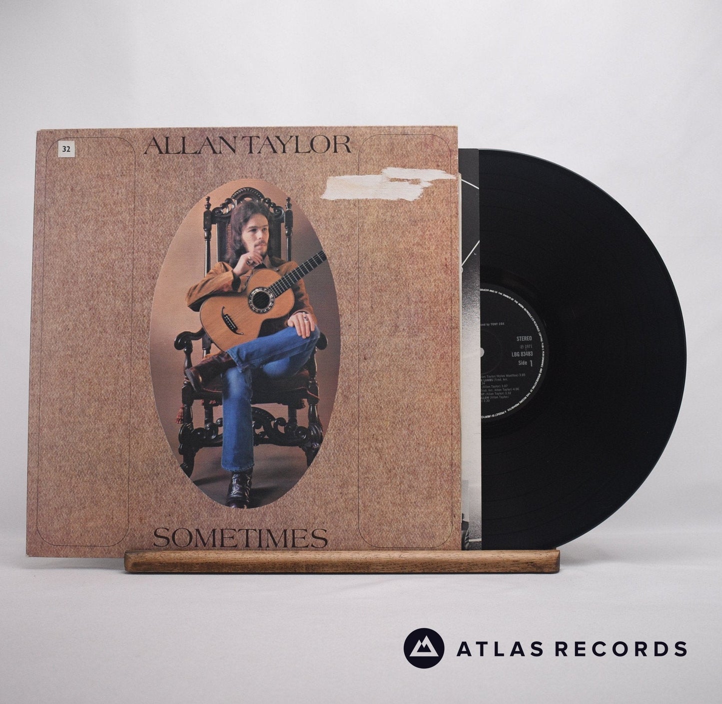 Allan Taylor - Sometimes - Insert LP Vinyl Record - VG+/EX