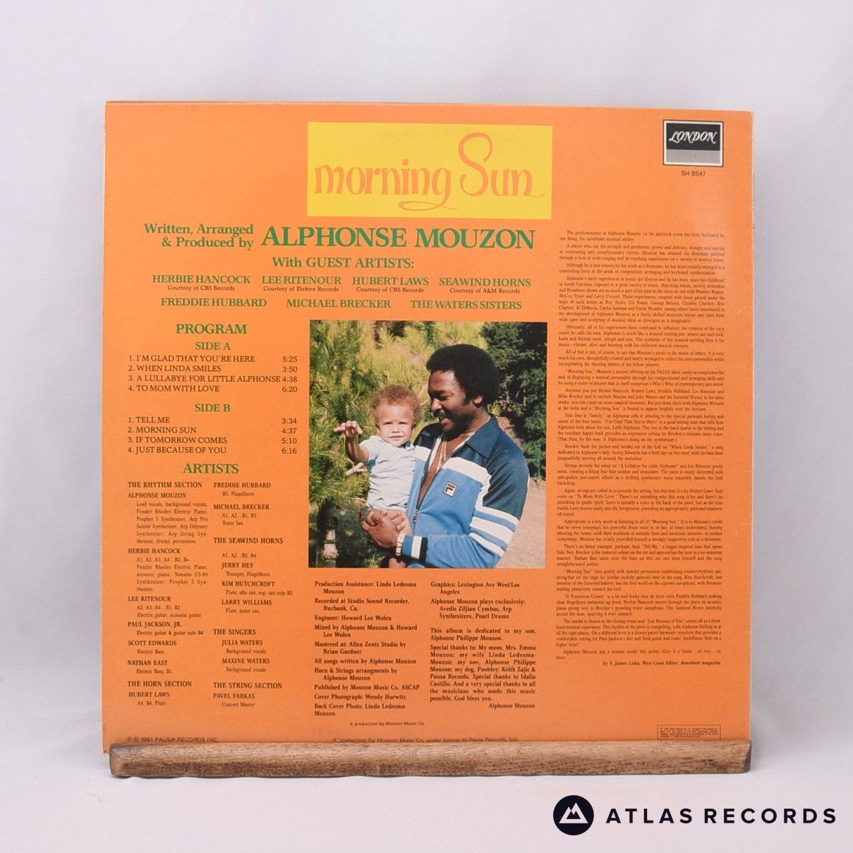 Alphonse Mouzon - Morning Sun - LP Vinyl Record - EX/EX