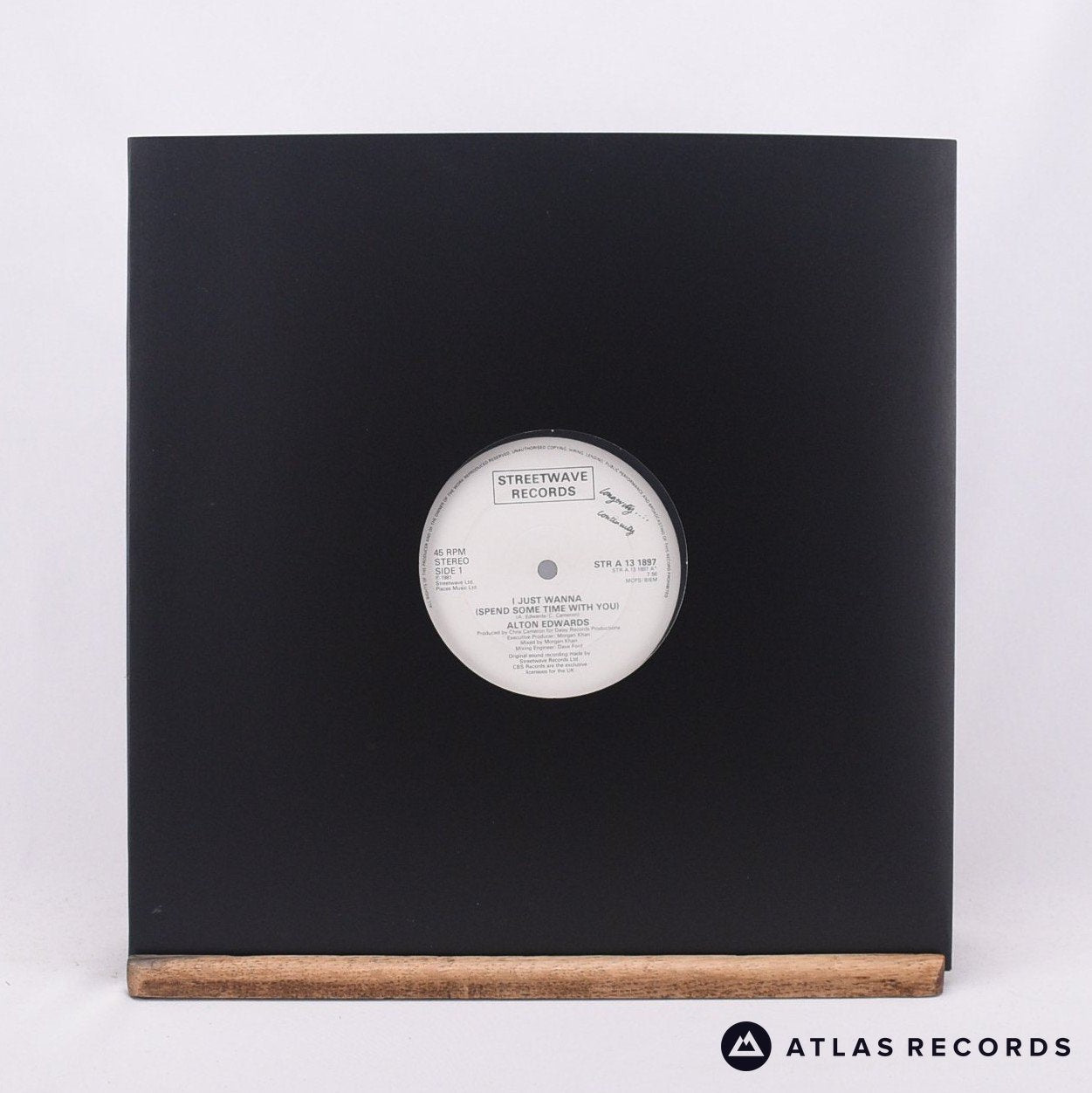 Alton Edwards - I Just Wanna (Spend Some Time With You) - 12" Vinyl Record -