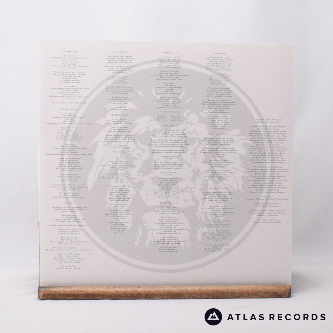 Amber Run - For A Moment, I Was Lost - White A1 B1 LP Vinyl Record - EX/EX