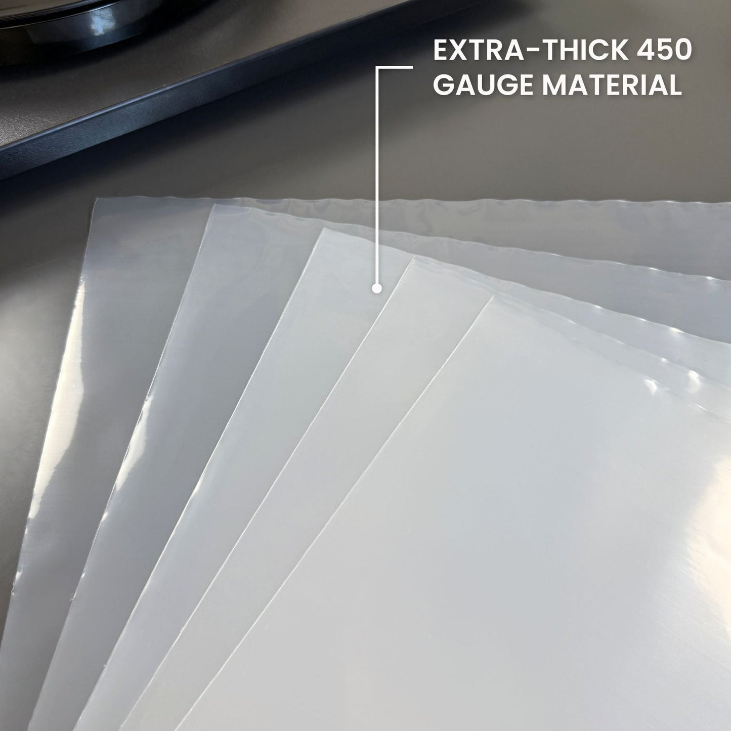 12" LP Polythene Record Sleeves (50 Pack)