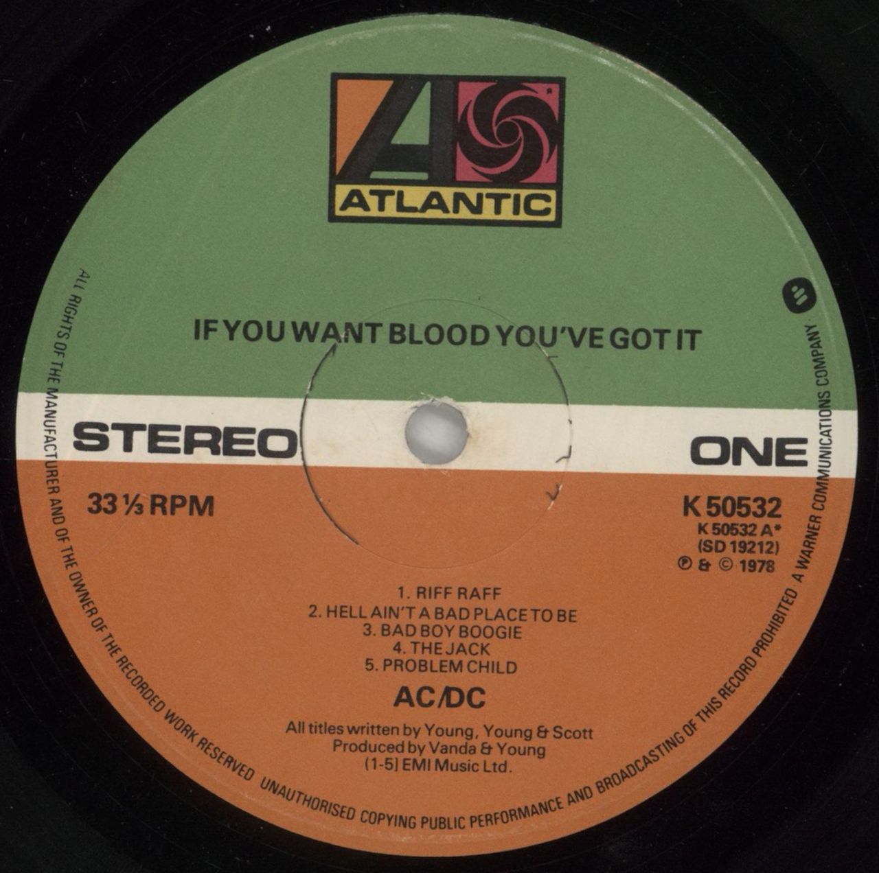 AC/DC If You Want Blood You've Got It - VG Sleeve UK Vinyl LP