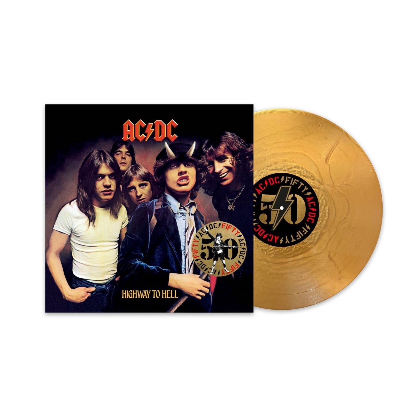 AC/DC - Highway to Hell - Gold Vinyl LP Record
