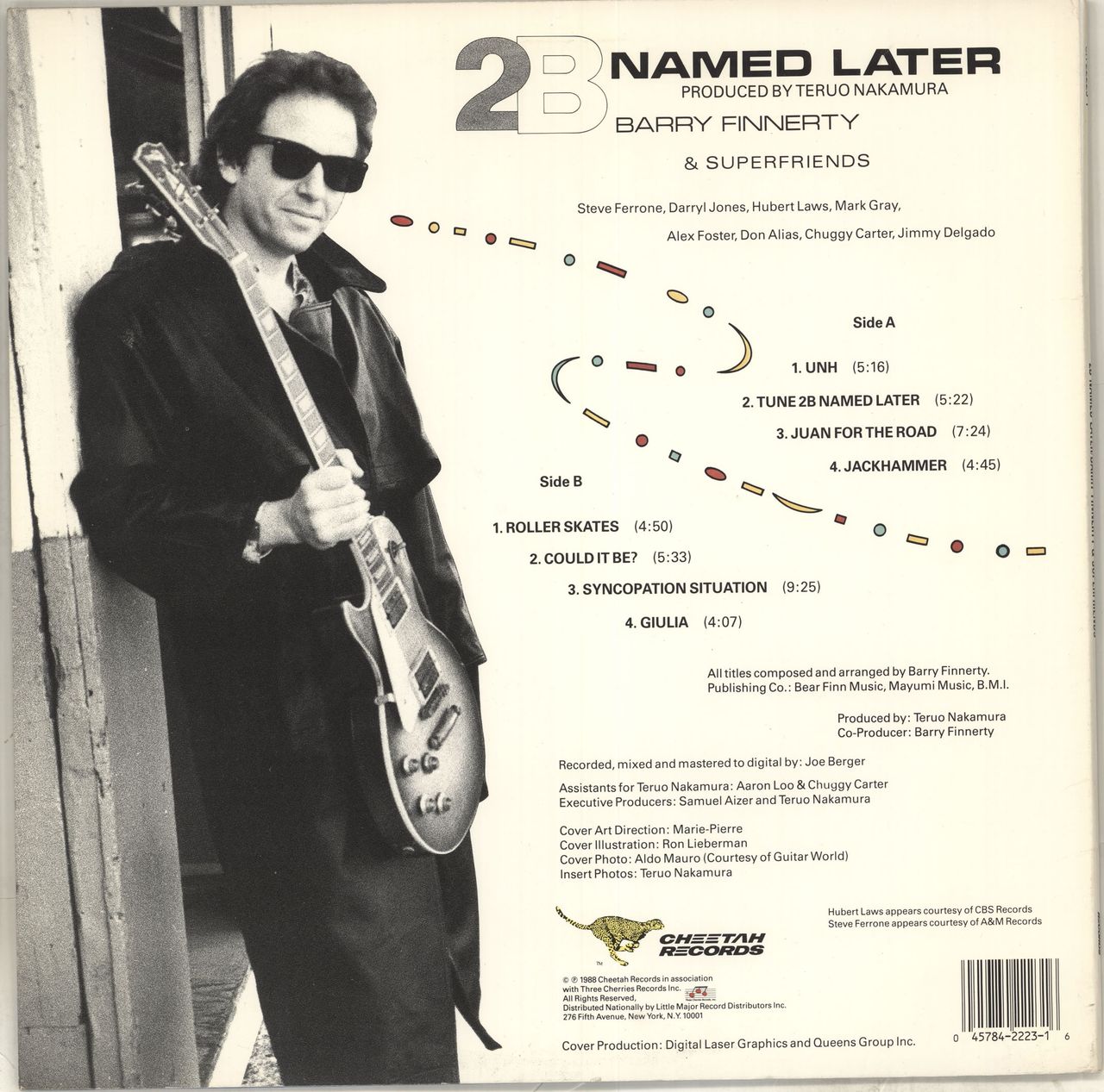 Barry Finnerty 2B Named Later - shrink US Vinyl LP