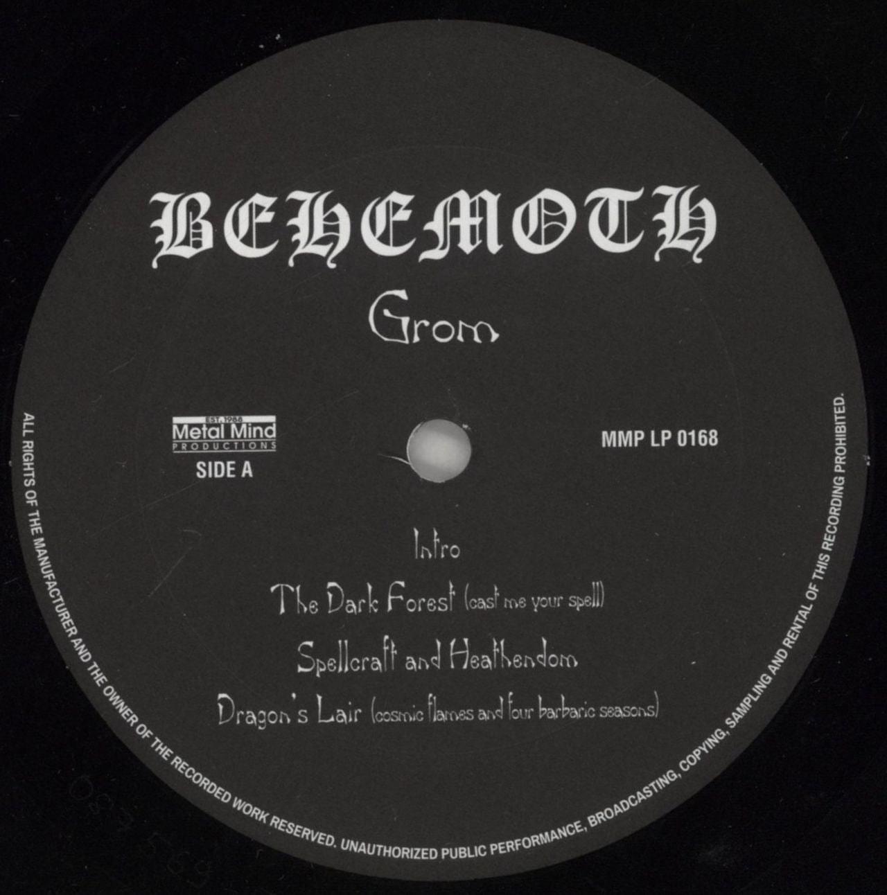 Behemoth Grom Polish Vinyl LP