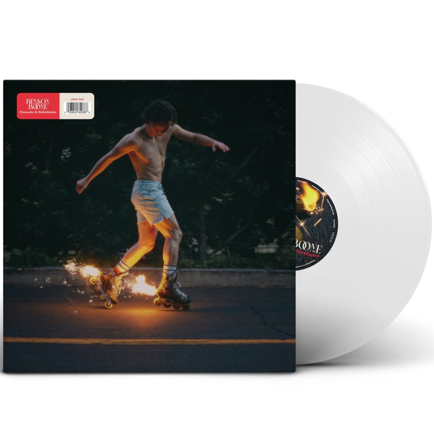 Benson Boone - Fireworks & Rollerblades - Clear Vinyl LP Record
