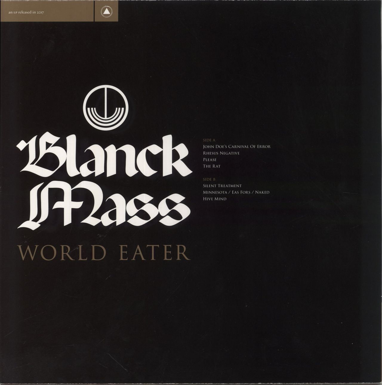 Blanck Mass World Eater US Vinyl LP