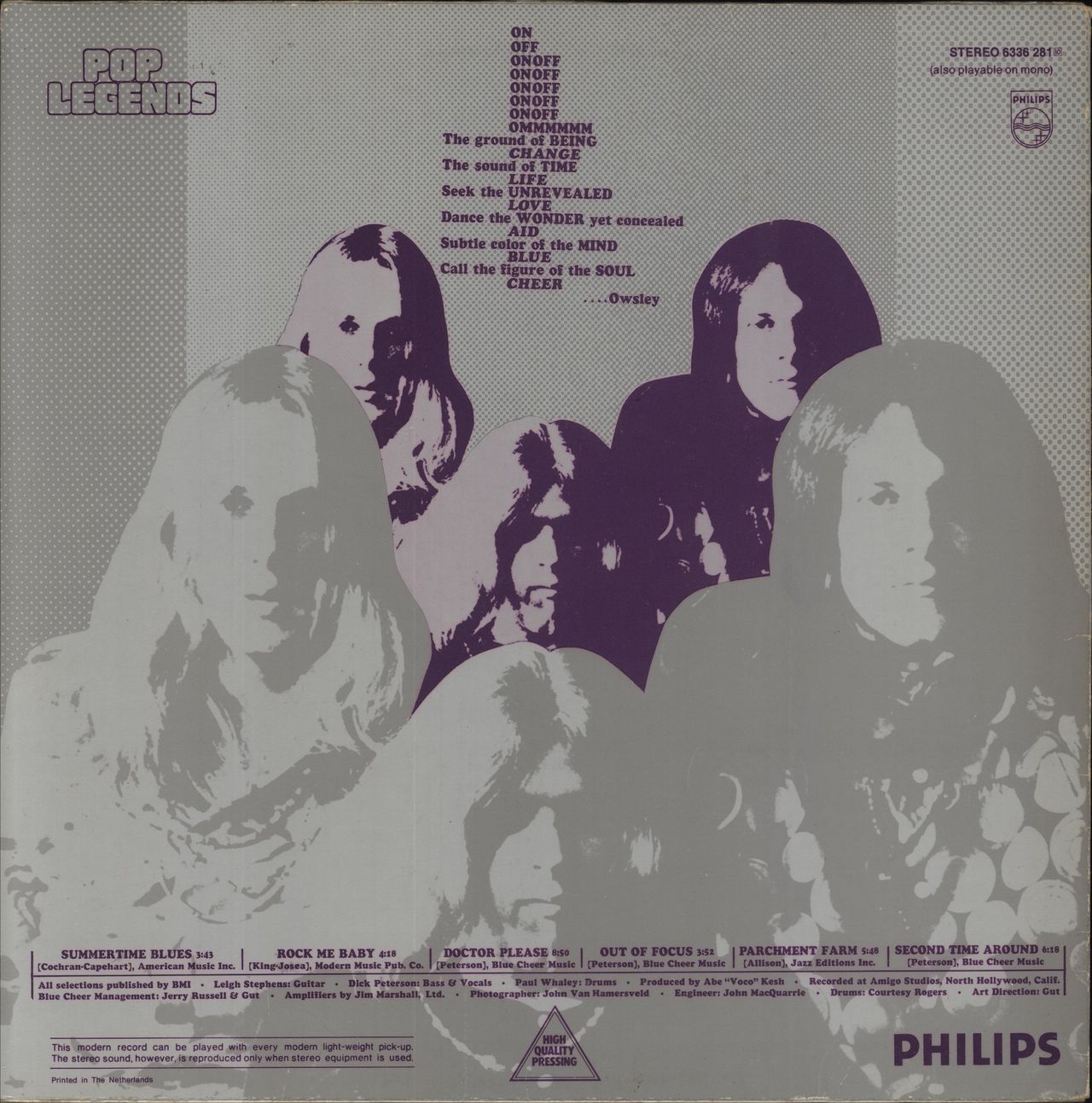 Blue Cheer Vincebus Eruptum Dutch Vinyl LP