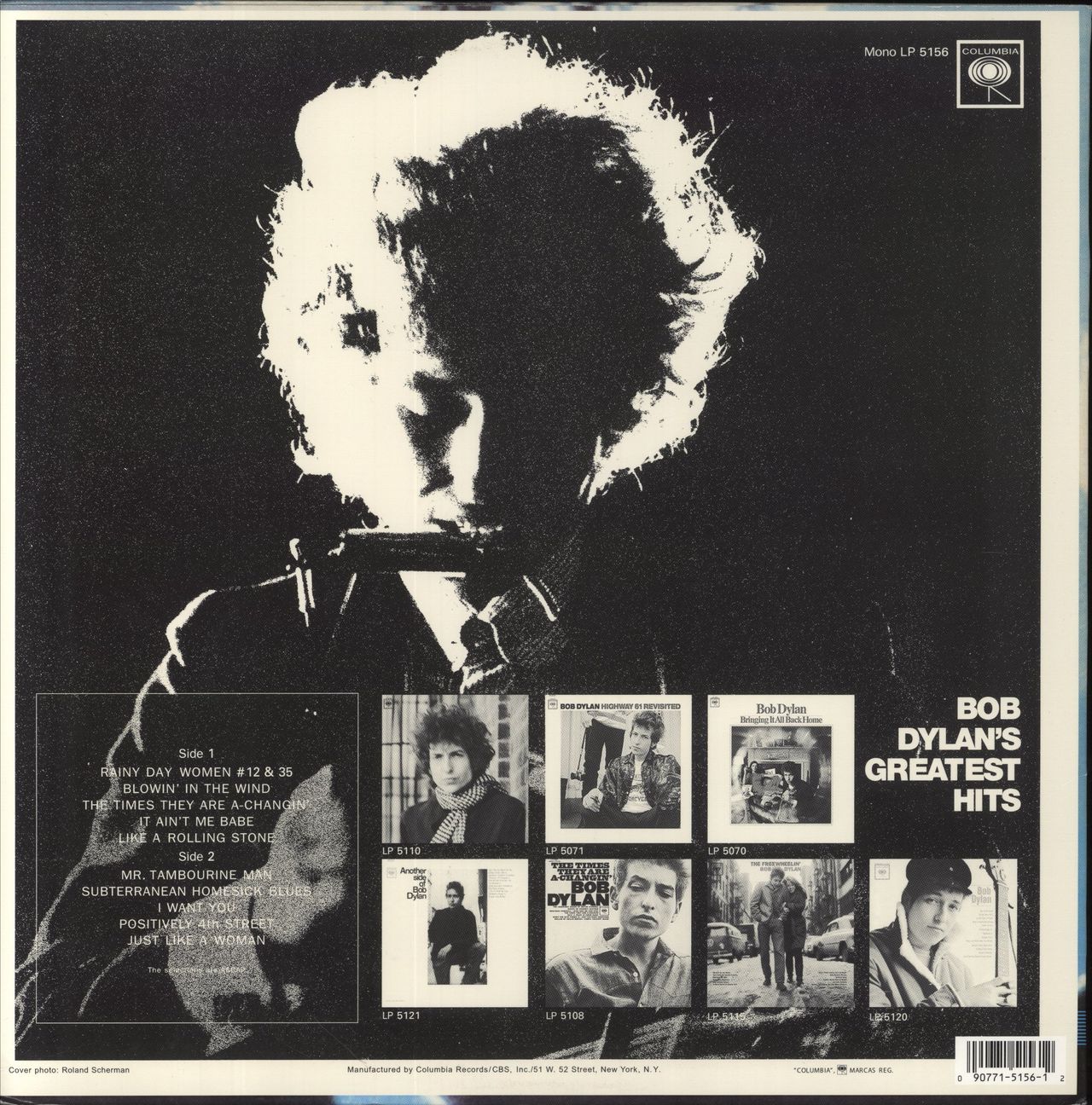 Bob Dylan Greatest Hits US Vinyl LP