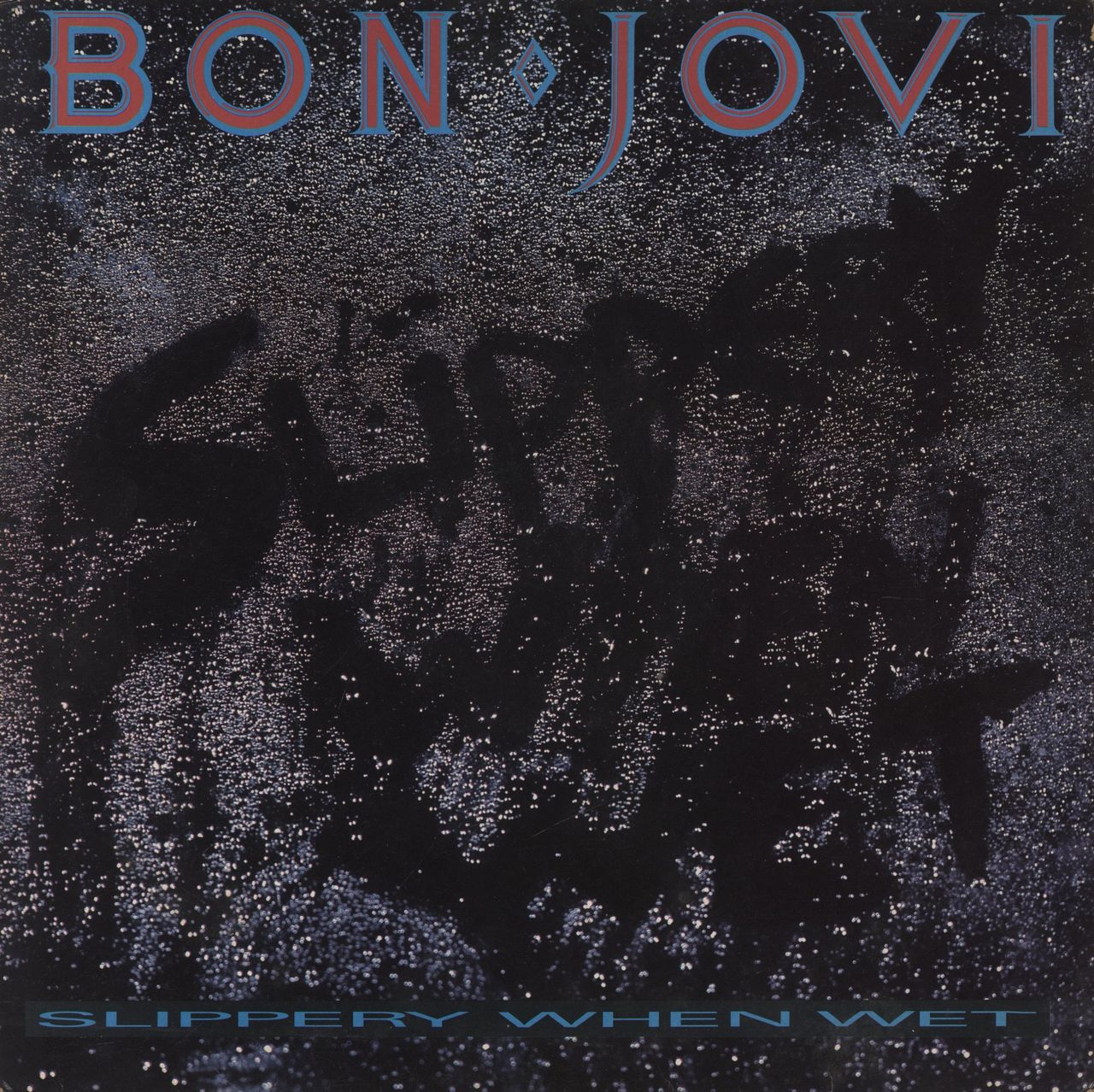 Bon Jovi Slippery When Wet - VG UK Vinyl LP