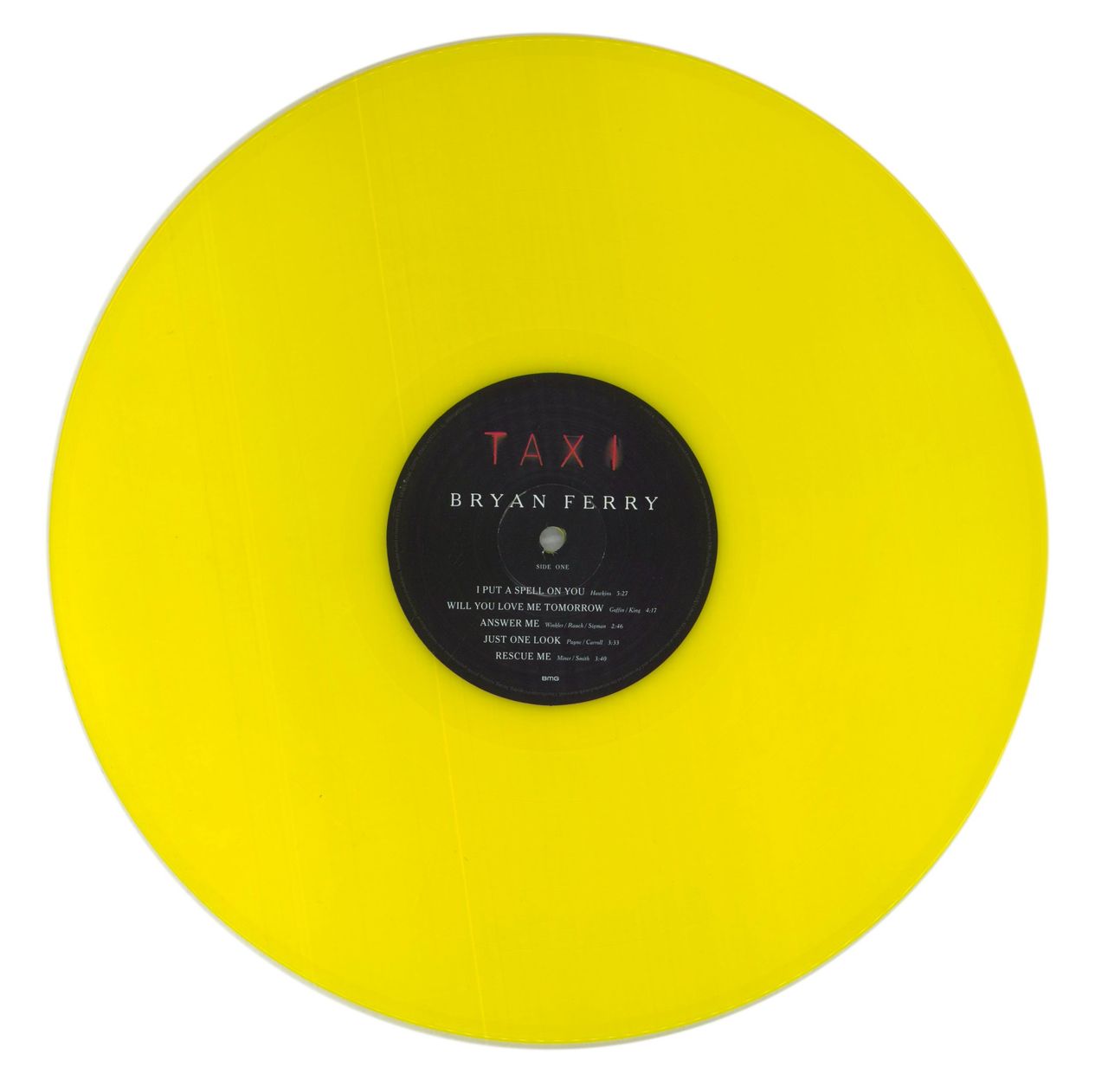 Bryan Ferry Taxi - RSD22 - Yellow Vinyl UK Vinyl LP