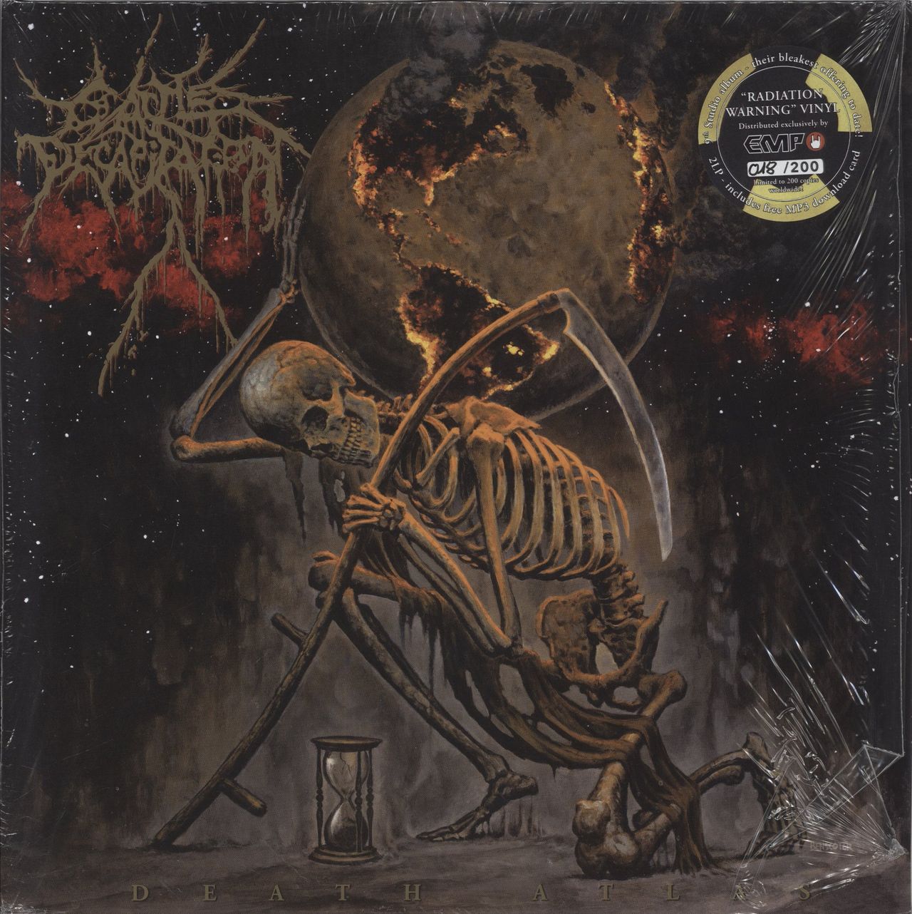Cattle Decapitation Death Atlas - Radiation Warning Vinyl UK 2-LP vinyl set
