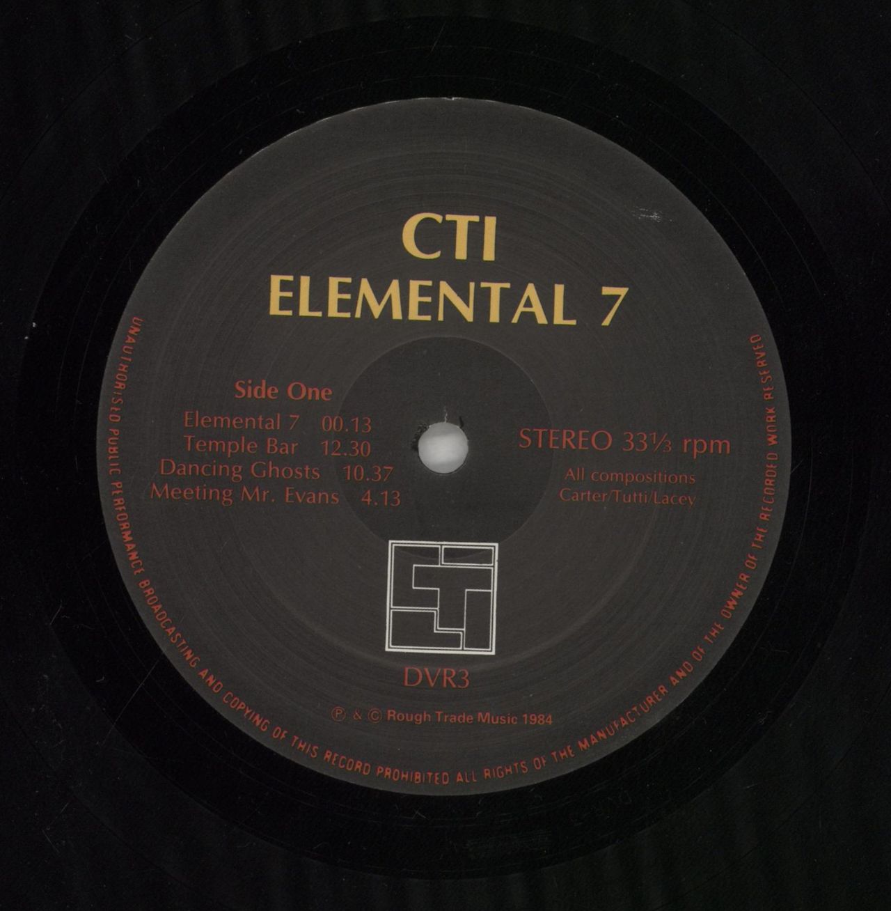 Chris & Cosey Elemental 7 (The Original Soundtrack) UK Vinyl LP