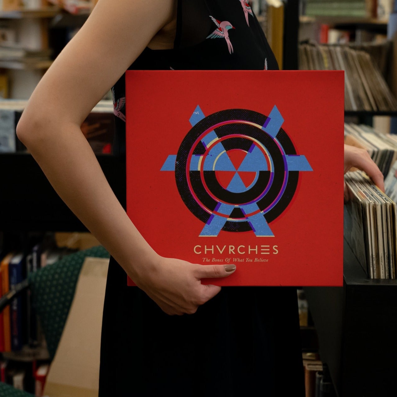 Chvrches - The Bones Of What You Believe - Red Vinyl LP Record