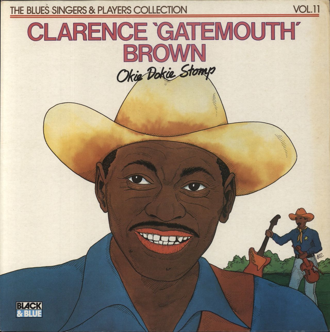 Clarence 'Gatemouth' Brown Okie Dokie Stomps French Vinyl LP