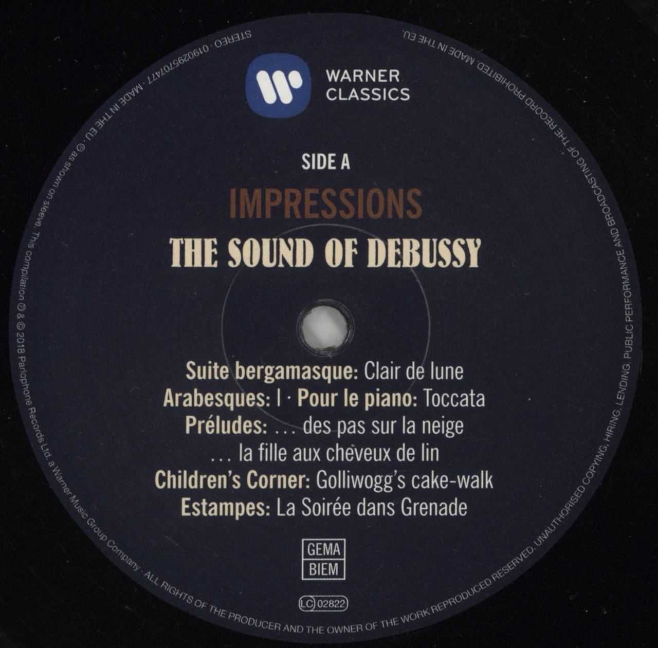 Claude Debussy Impressions: The Sound Of Debussy - 180g UK Vinyl LP