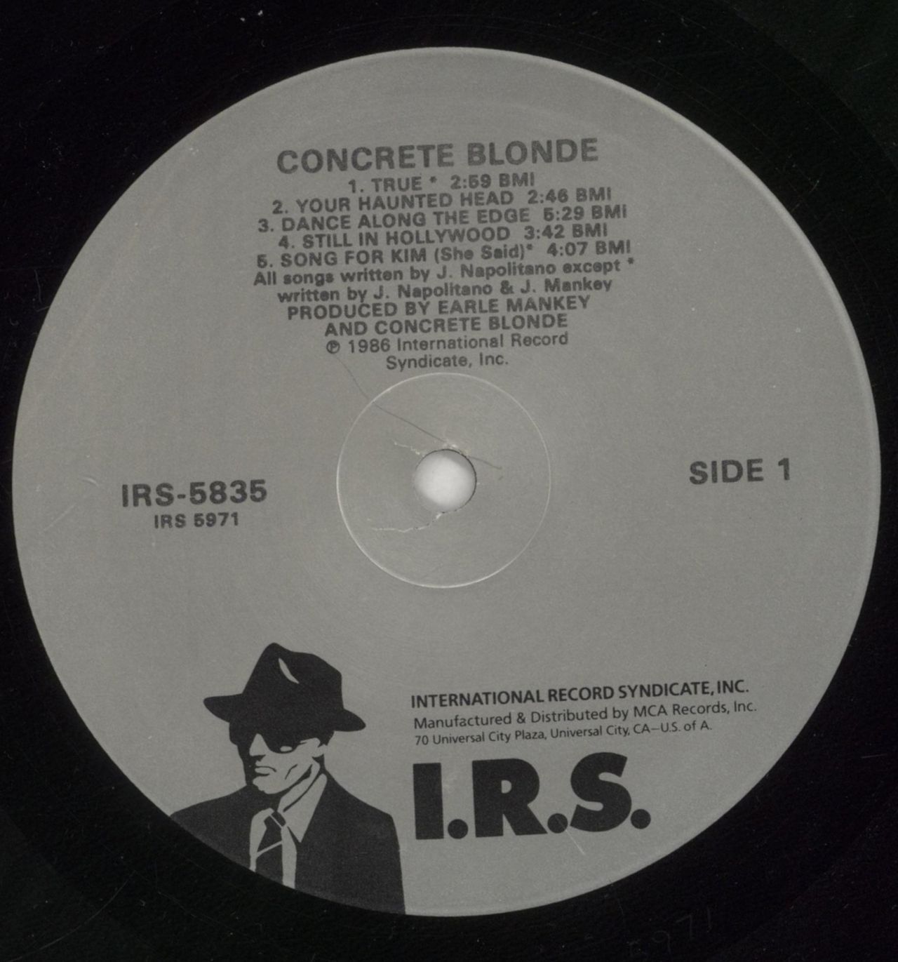 Concrete Blonde Concrete Blonde US Vinyl LP