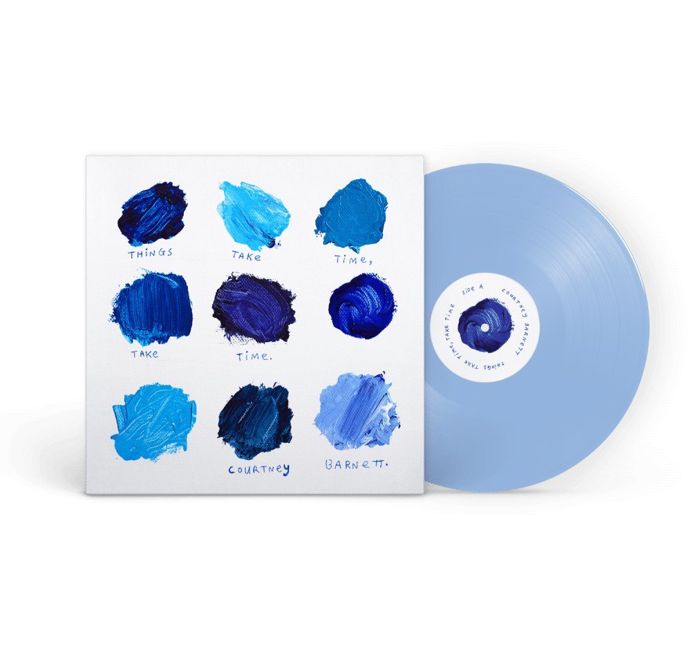 Courtney Barnett - Things Take Time, Take Time - Light Blue Vinyl LP Record