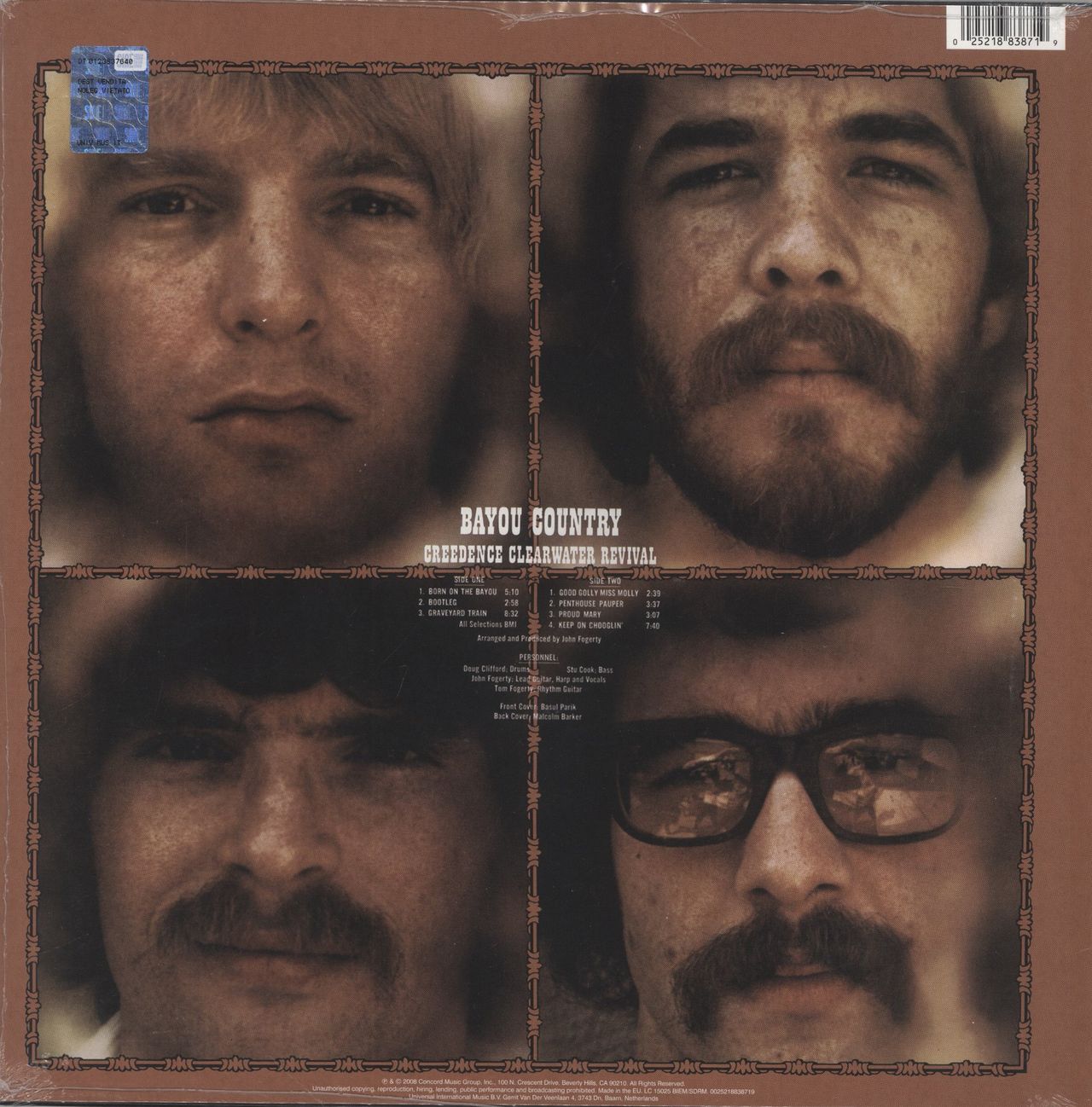 Creedence Clearwater Revival Bayou Country - 180 Gram - Sealed US Vinyl LP