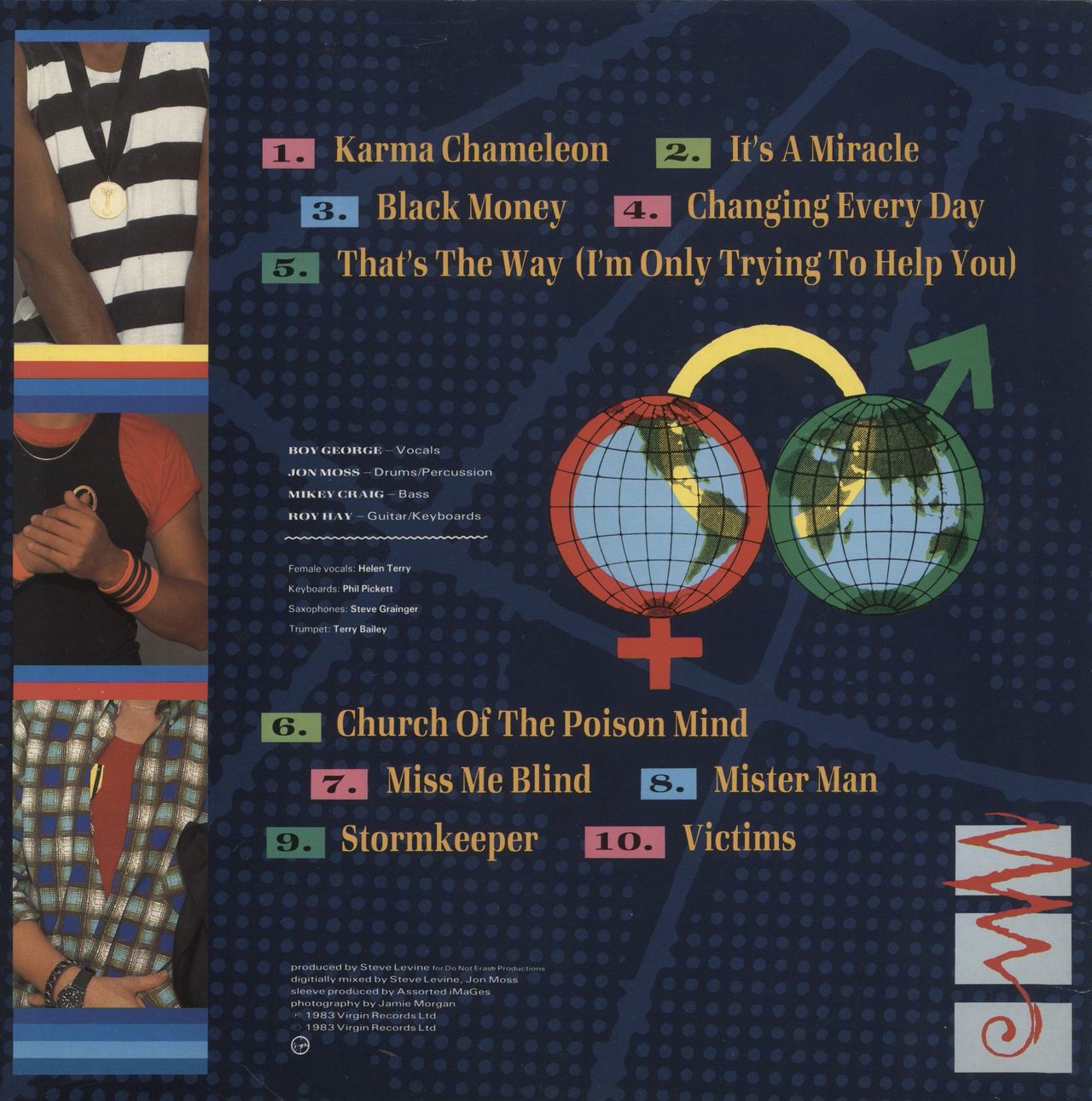 Culture Club Colour By Numbers + Sleeve - EX UK Picture disc LP