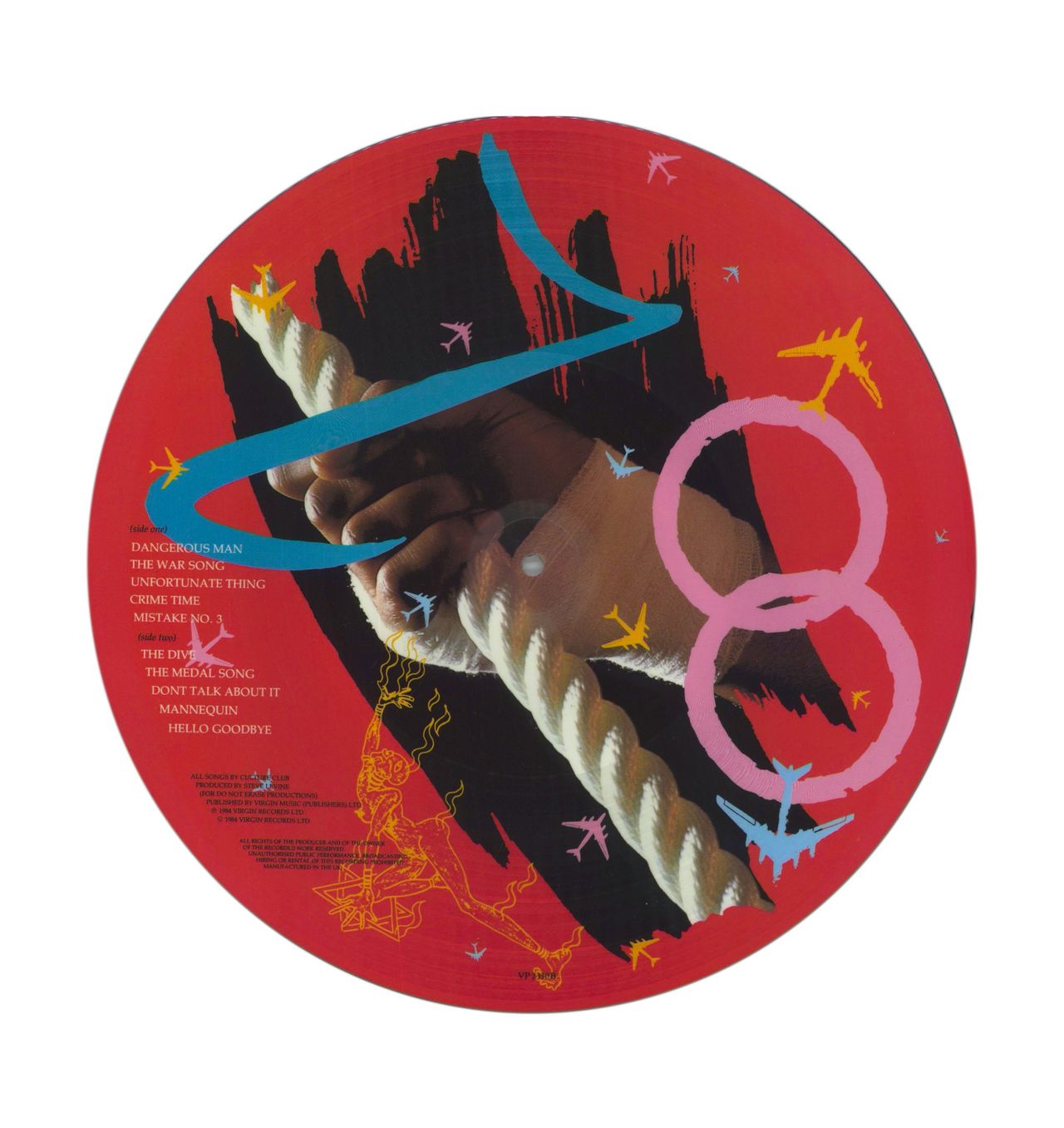 Culture Club Waking Up With The House On Fire UK Picture disc LP