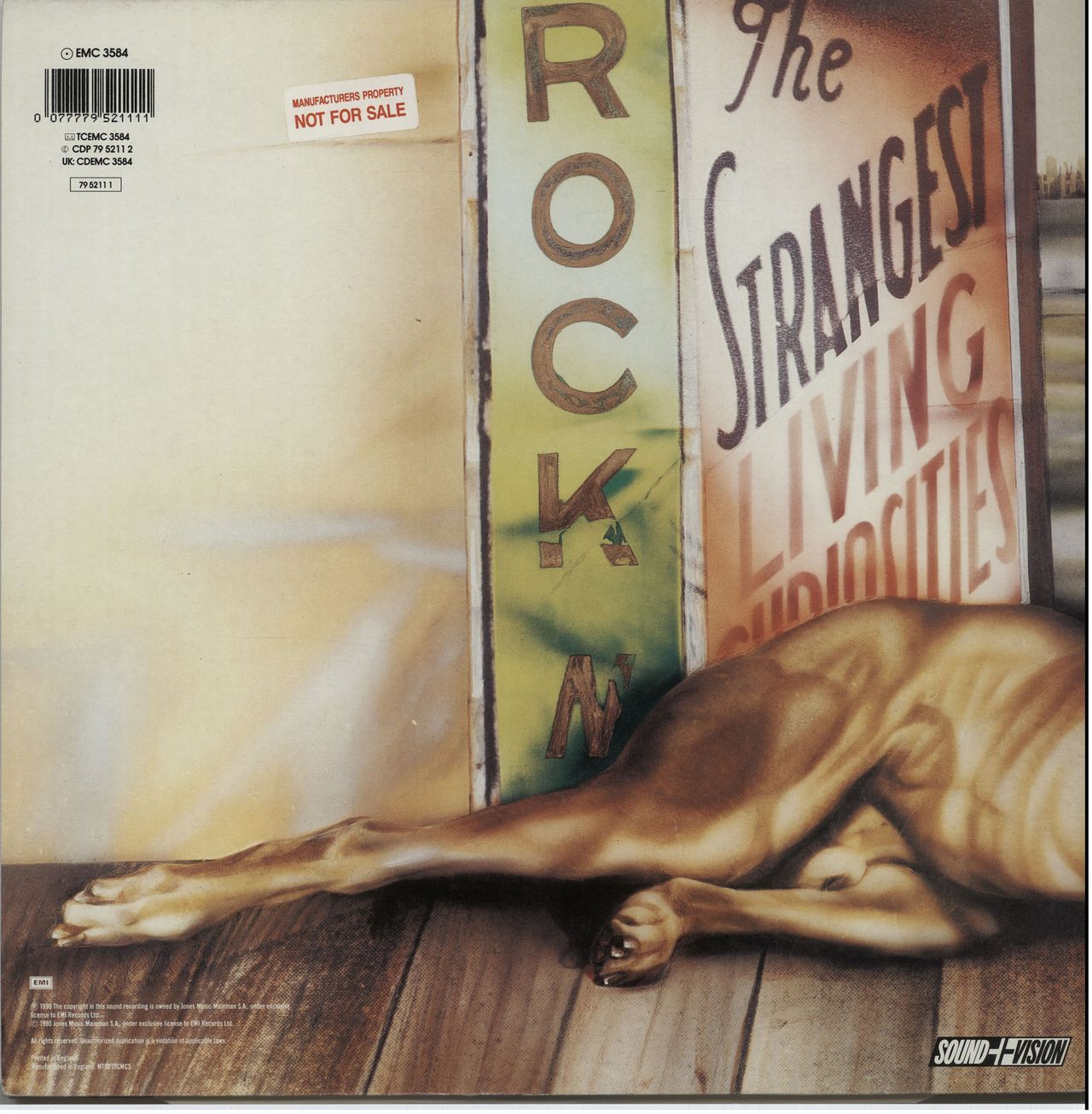 David Bowie Diamond Dogs - Factory Sample UK Vinyl LP