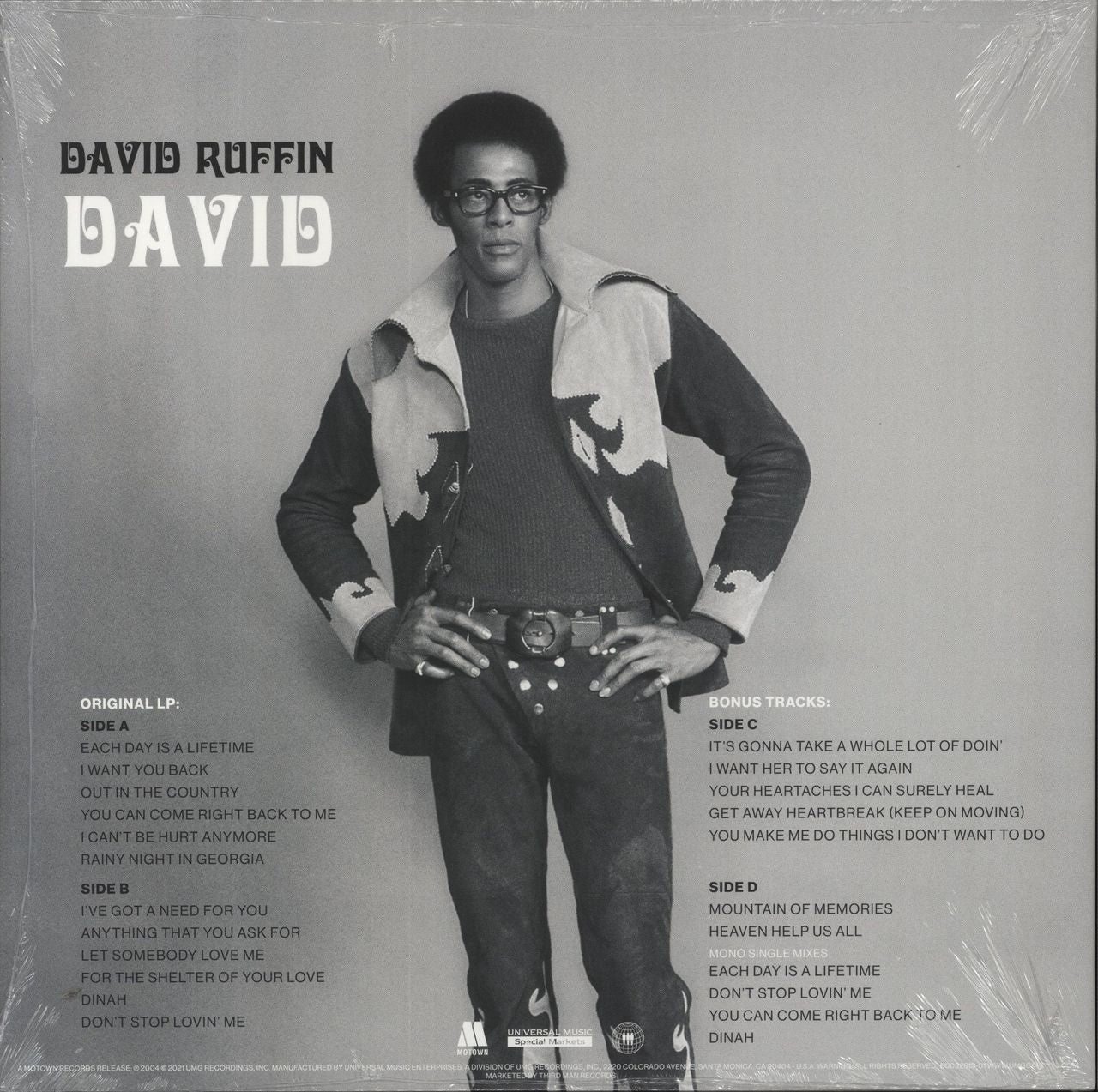 David Ruffin David - Yellow Vinyl - Sealed UK 2-LP vinyl set