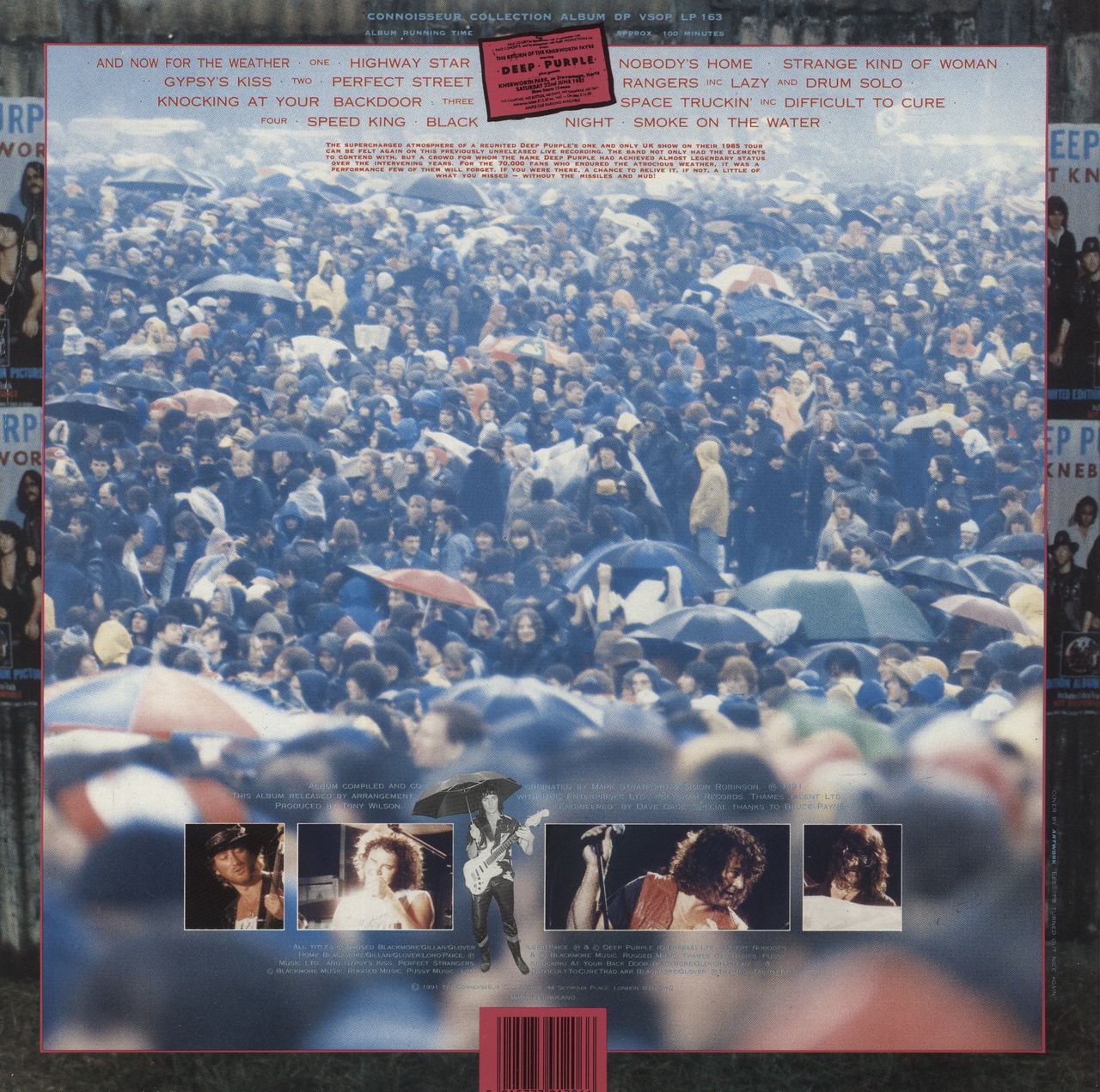 Deep Purple In The Absence Of Pink - Knebworth 85 UK 2-LP vinyl set