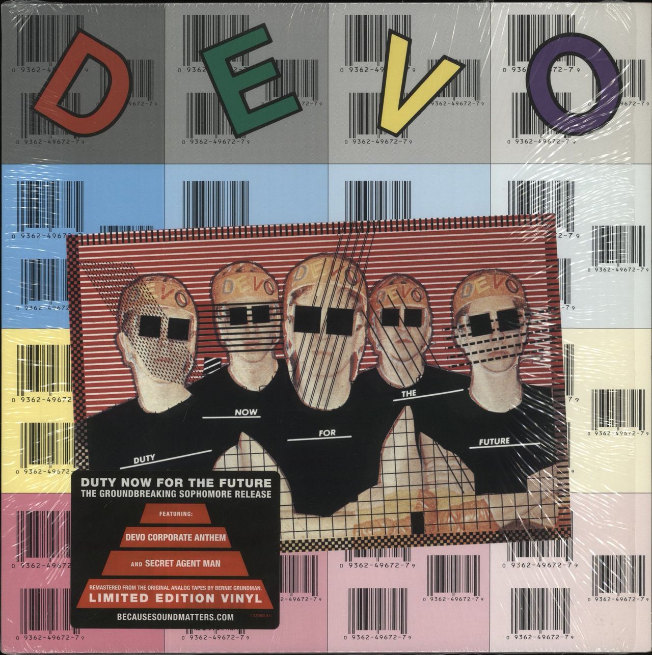 Devo Duty Now For The Future - Shrink US Vinyl LP