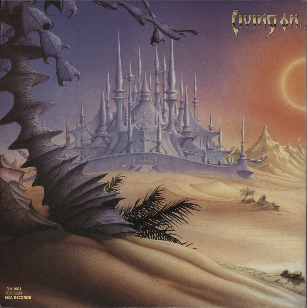 Diamond Head Borrowed Time + Poster UK Vinyl LP