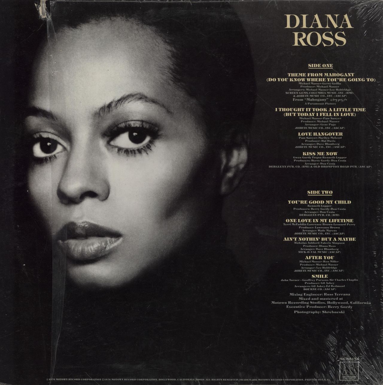 Diana Ross Diana Ross US Vinyl LP
