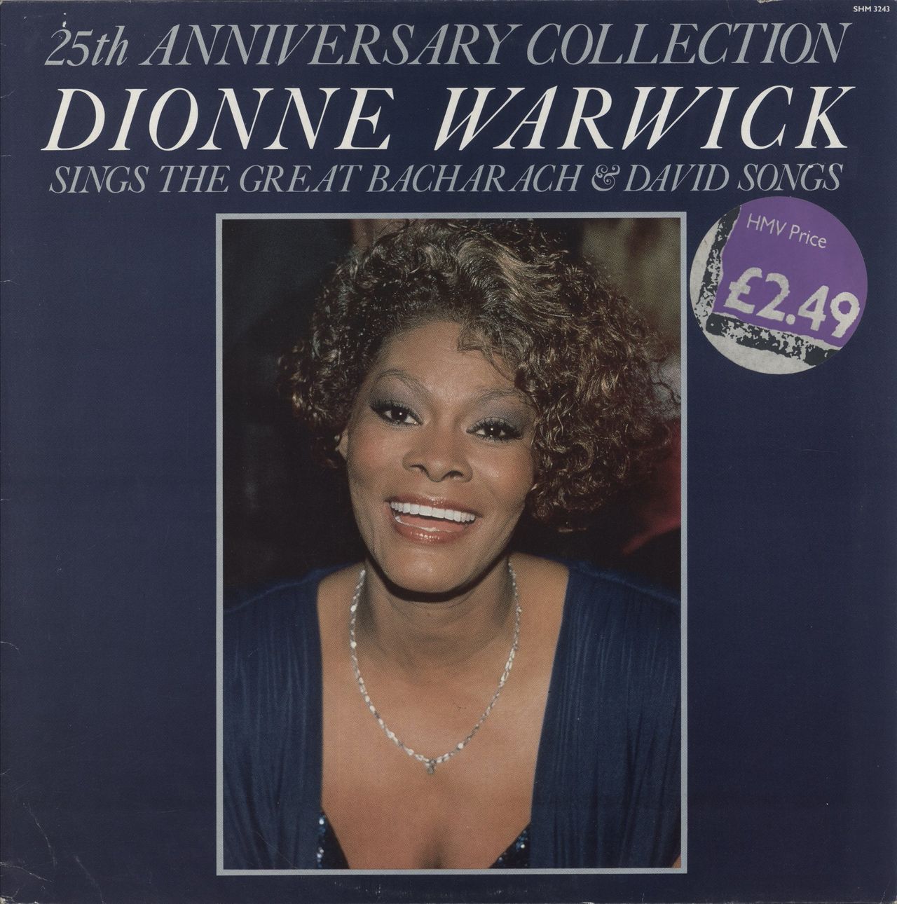 Dionne Warwick 25th Anniversary Collection UK Vinyl LP