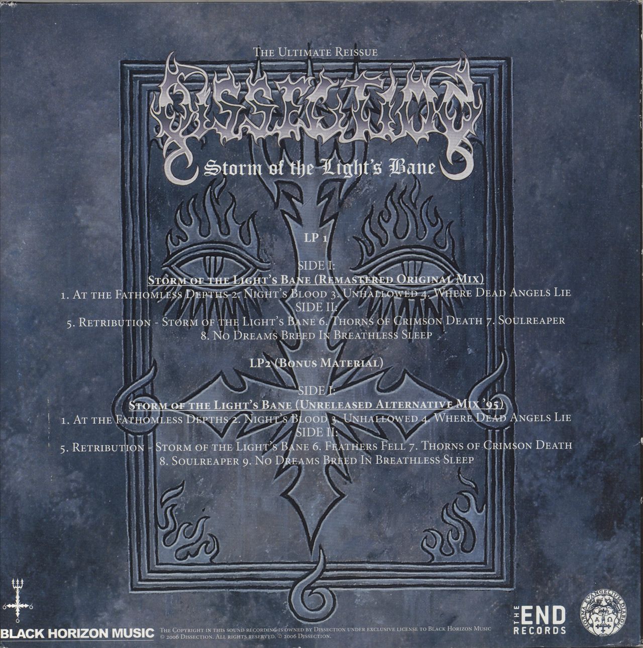 Dissection Storm Of The Light's Bane - 2nd - EX US 2-LP vinyl set